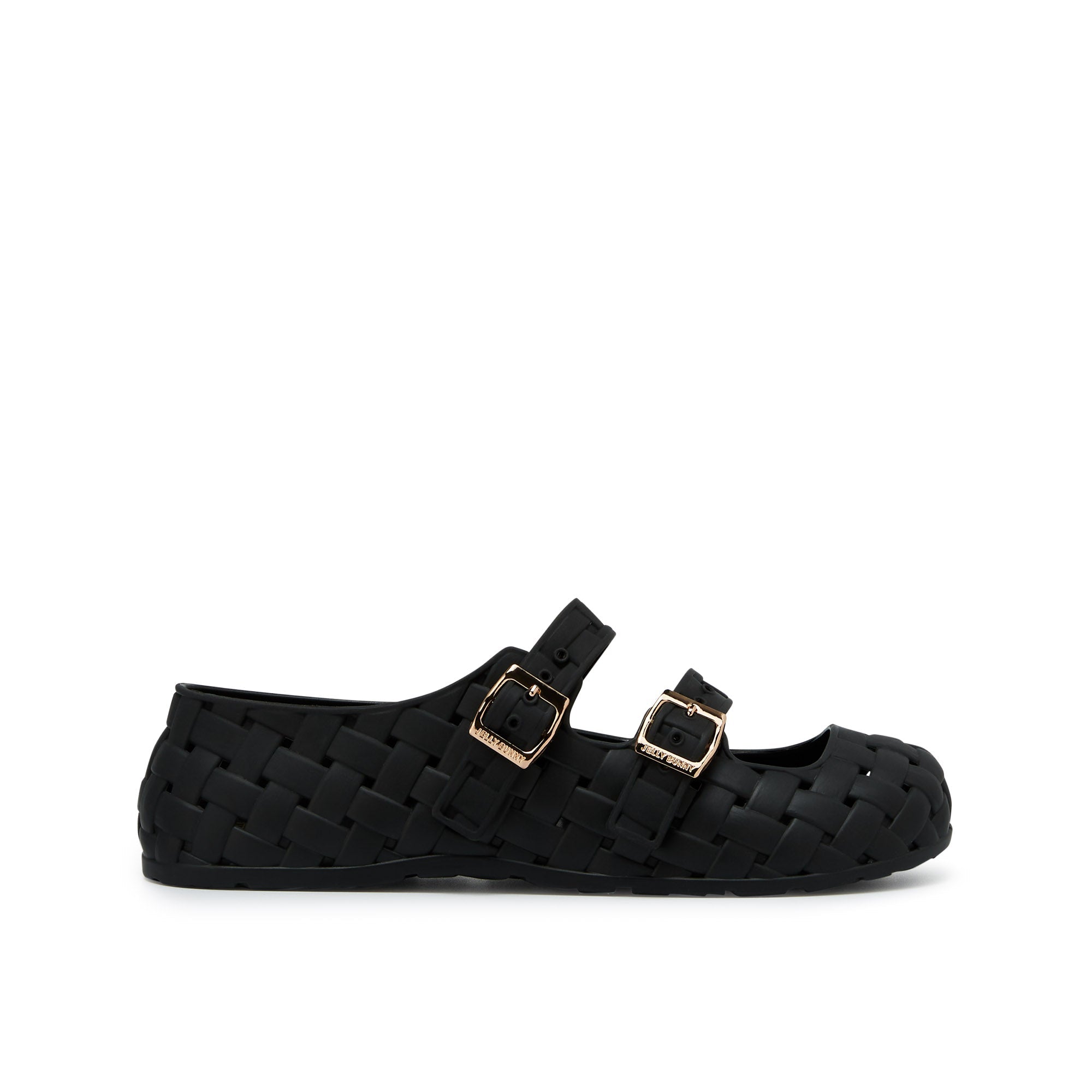 Nevena Flat Mary-Janes Black