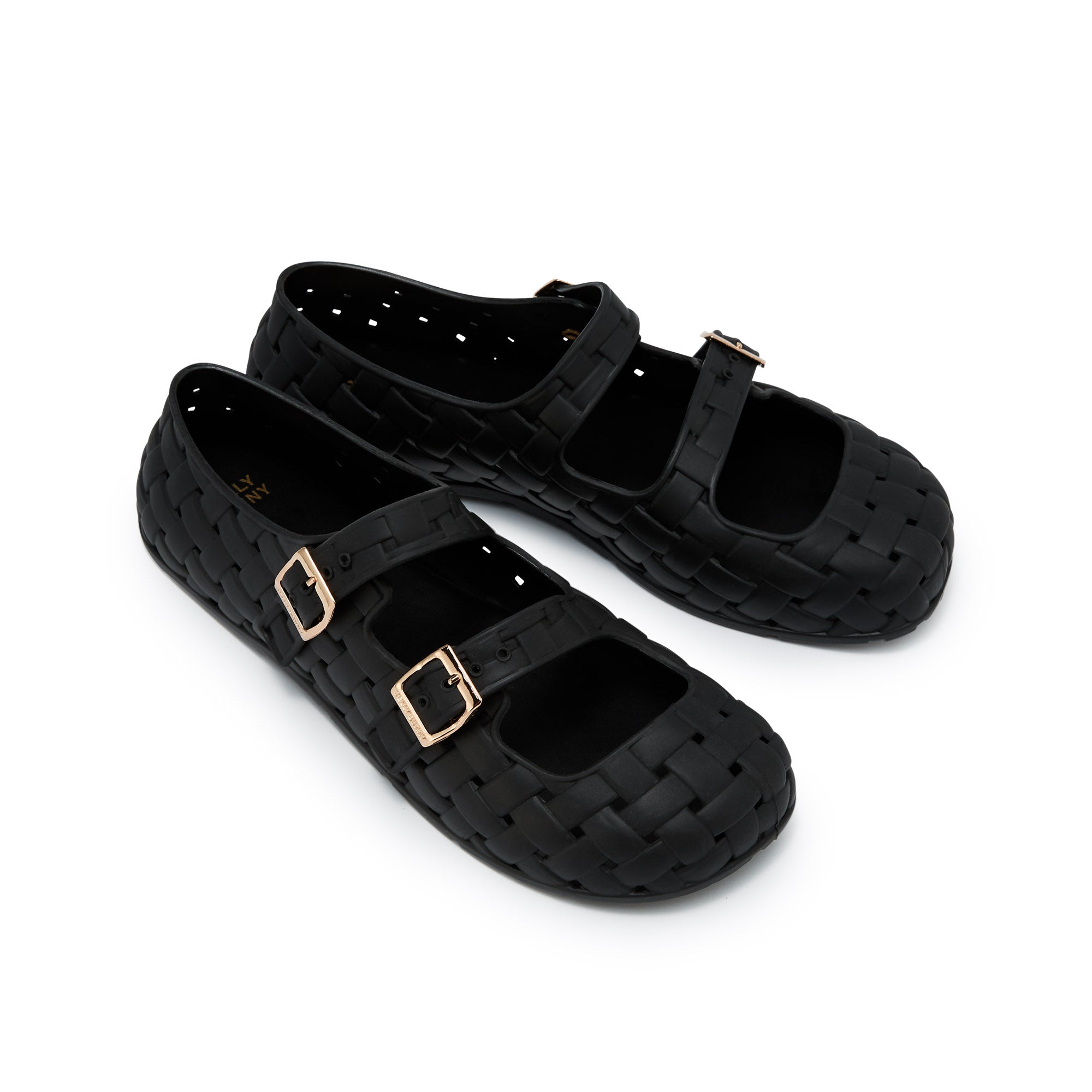 Nevena Flat Mary-Janes Black