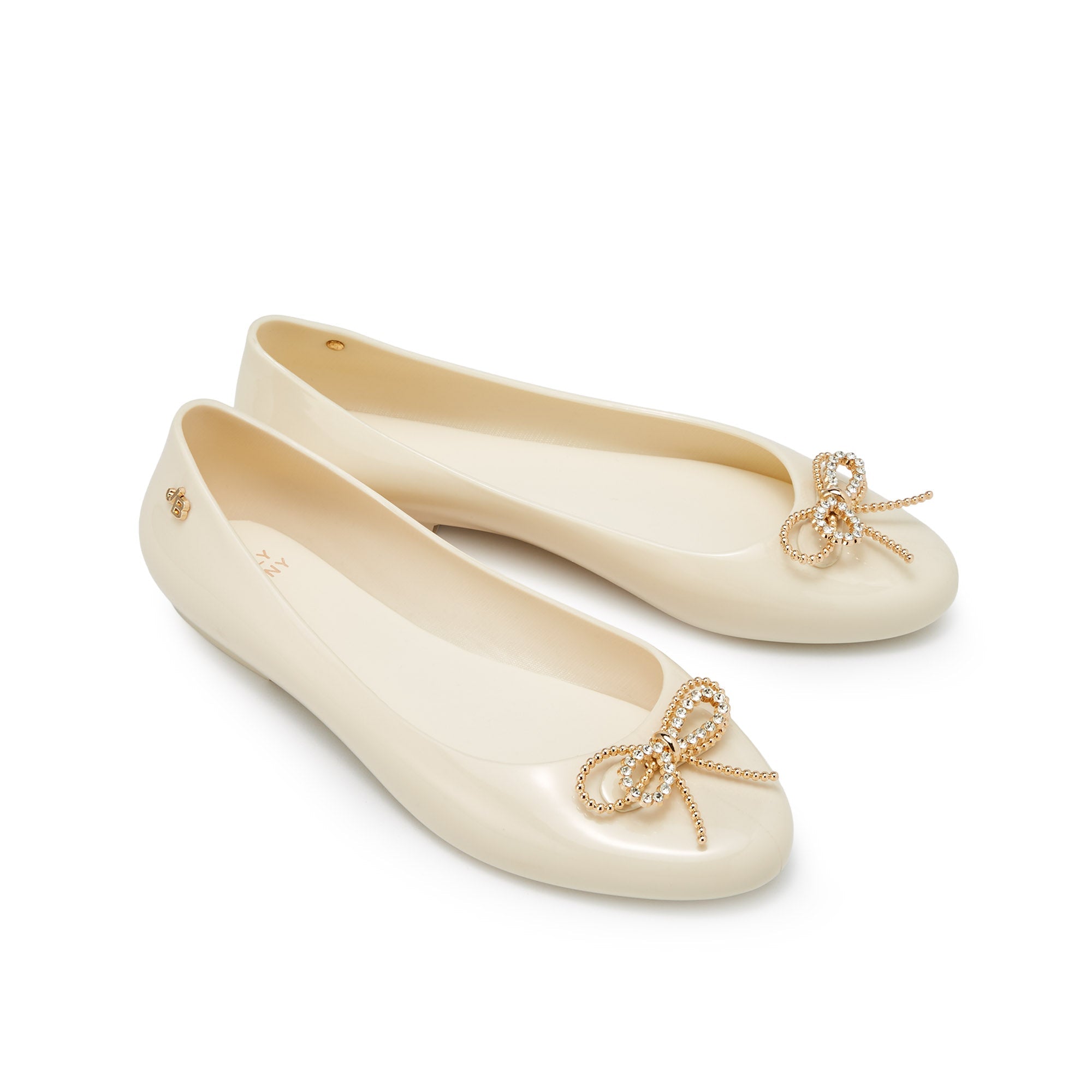Marija Bow Ballerinas Ivory