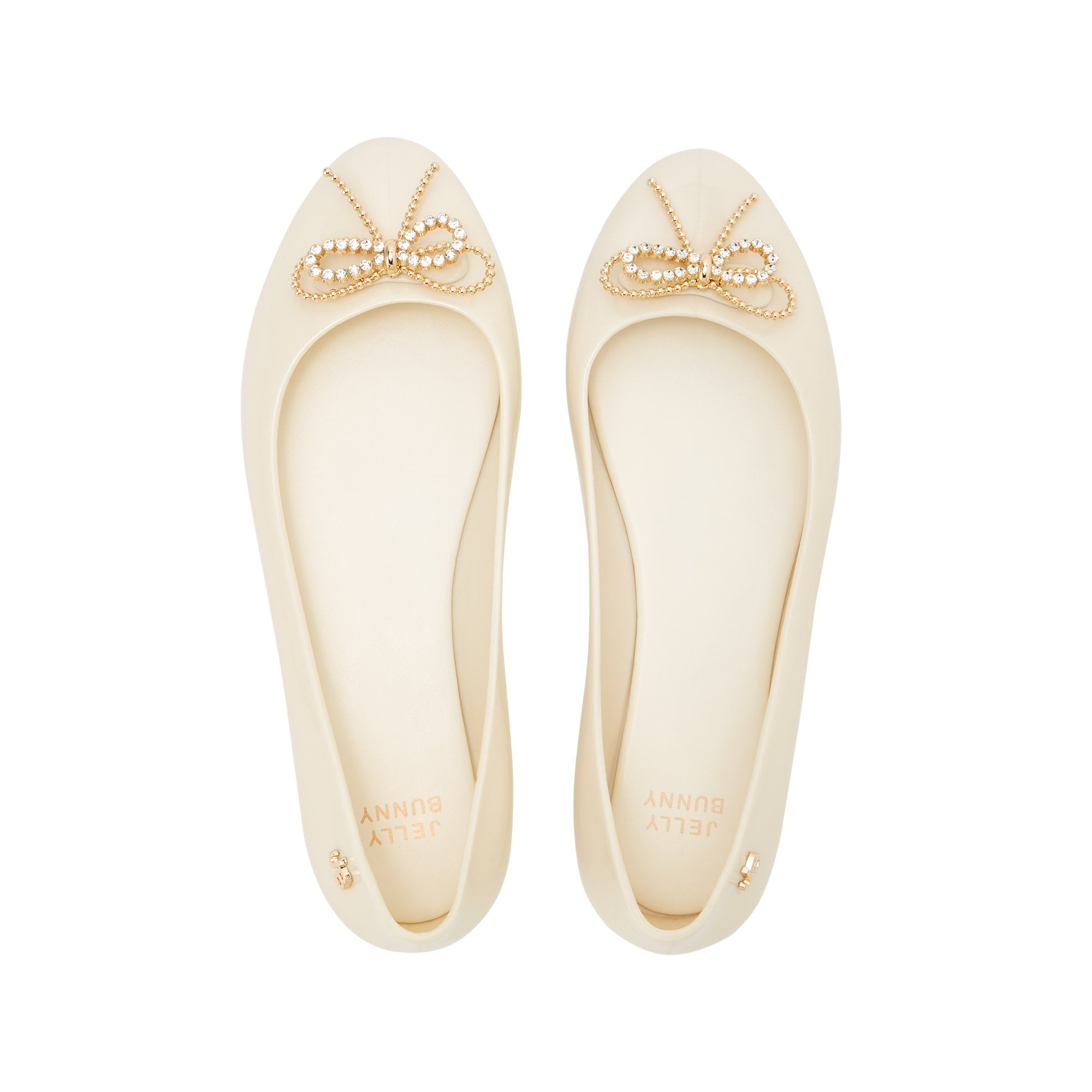 Marija Bow Ballerinas Ivory