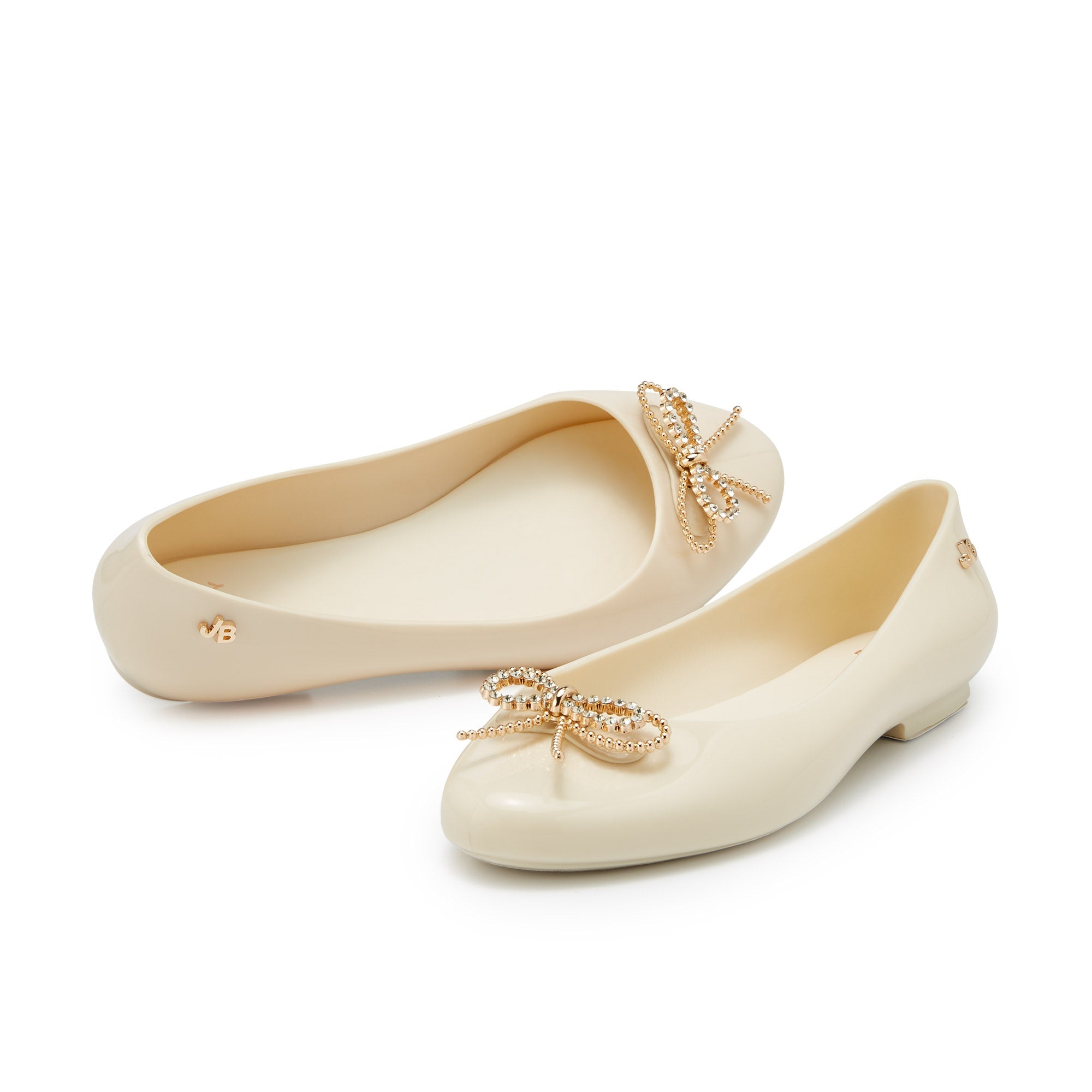 Marija Bow Ballerinas Ivory