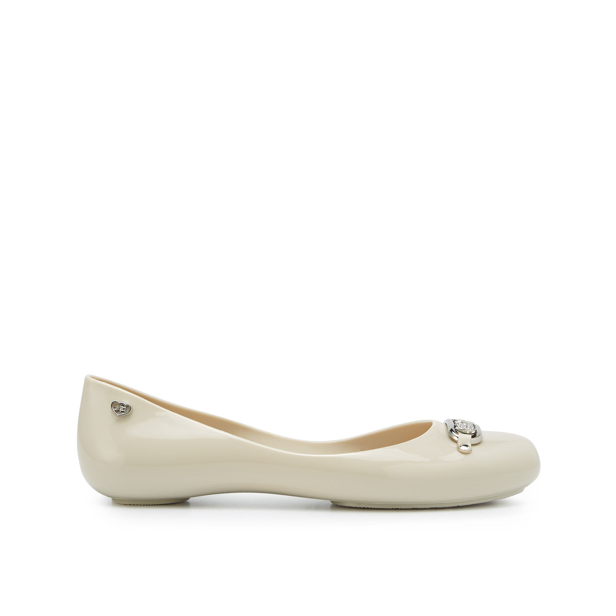 Melina Denver Ballerina Shoes Ivory