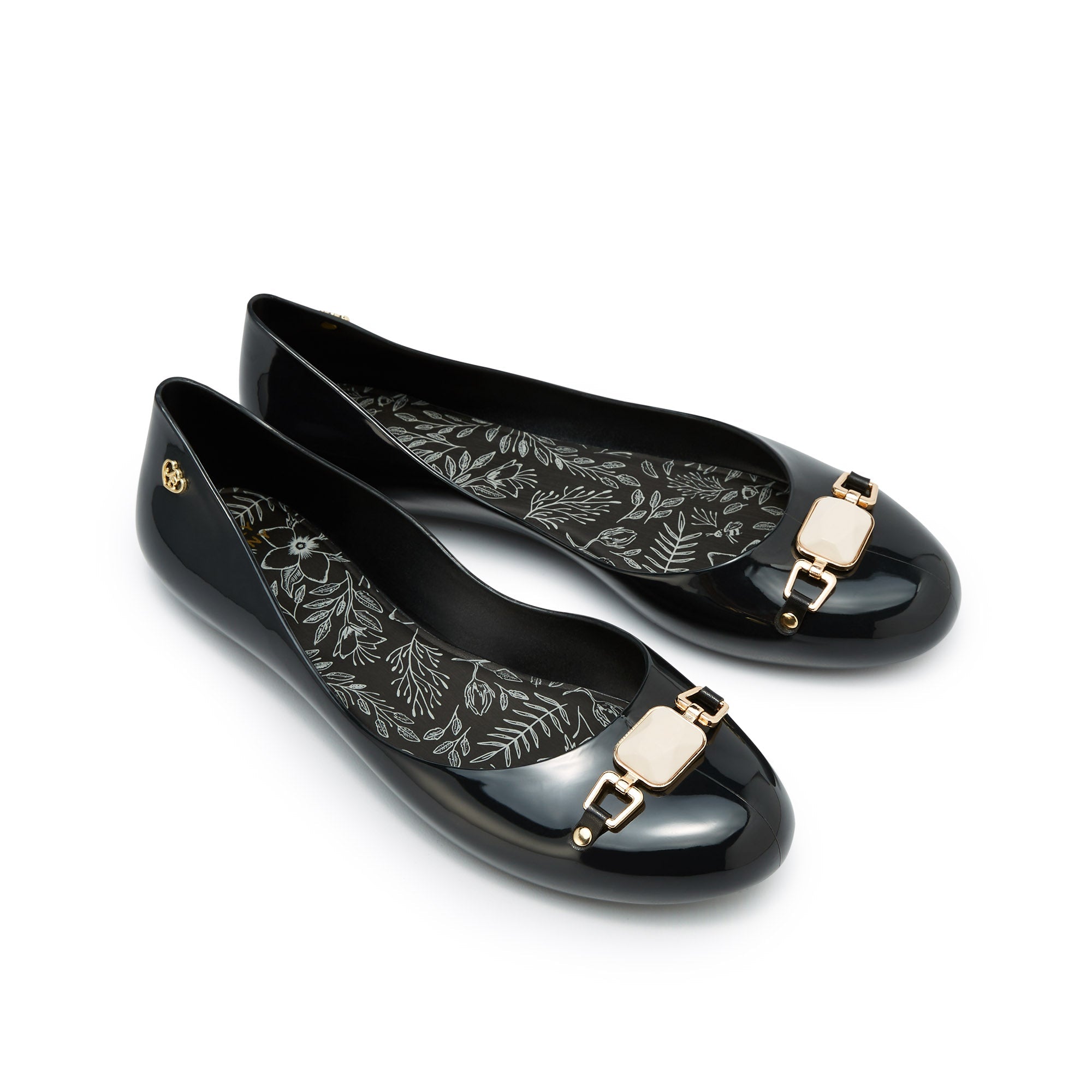 Melina Remy Ballerina Shoes Black