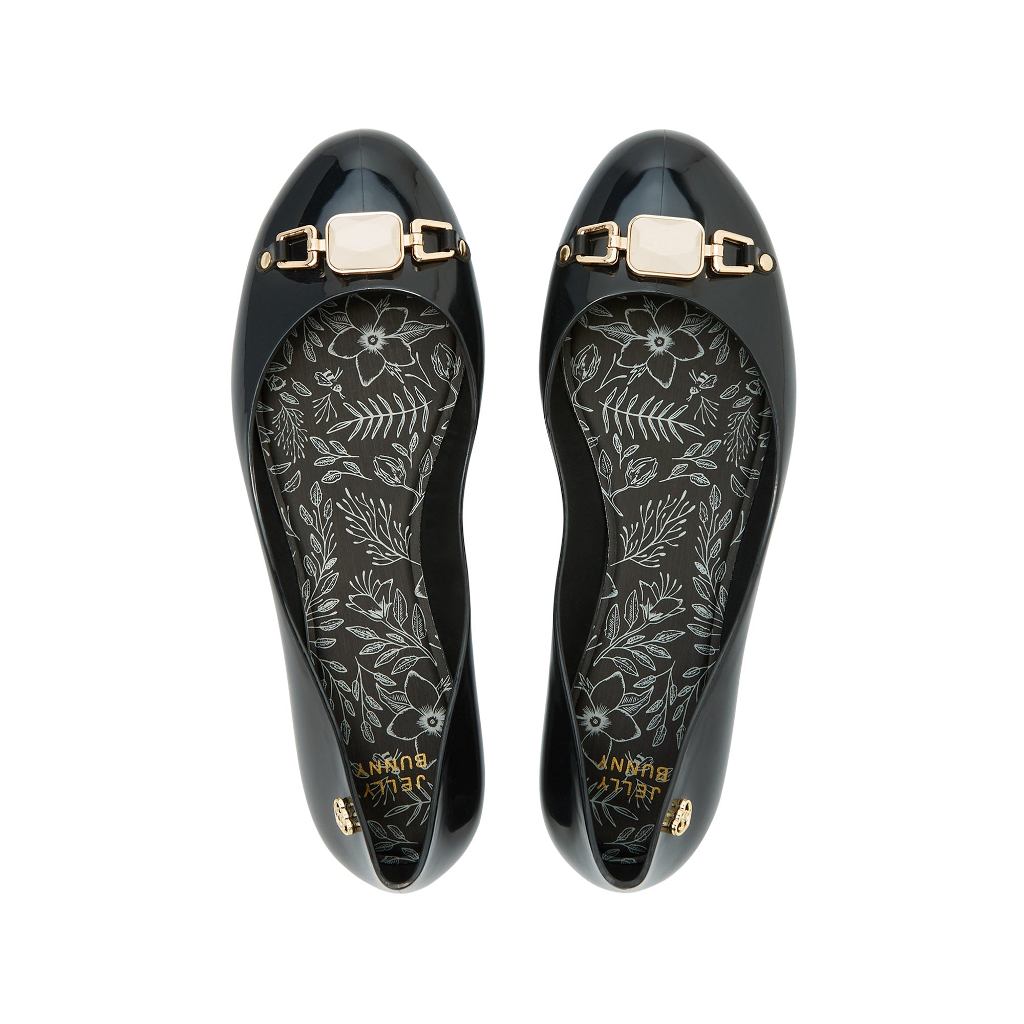 Melina Remy Ballerina Shoes Black