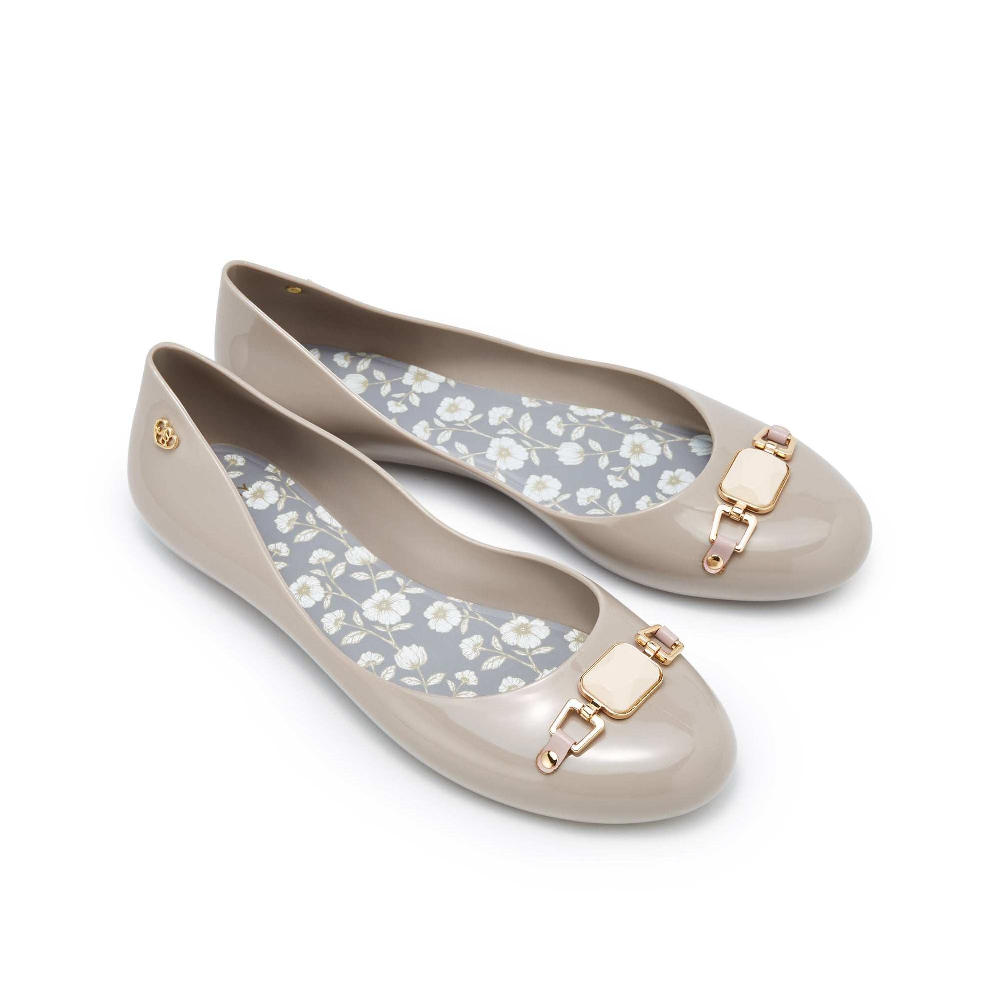 Melina Rhys Flat Ballerinas Grey