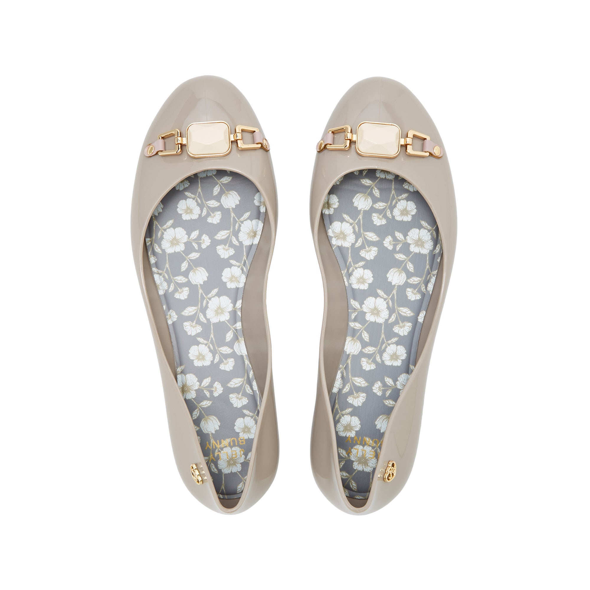 Melina Rhys Flat Ballerinas Grey