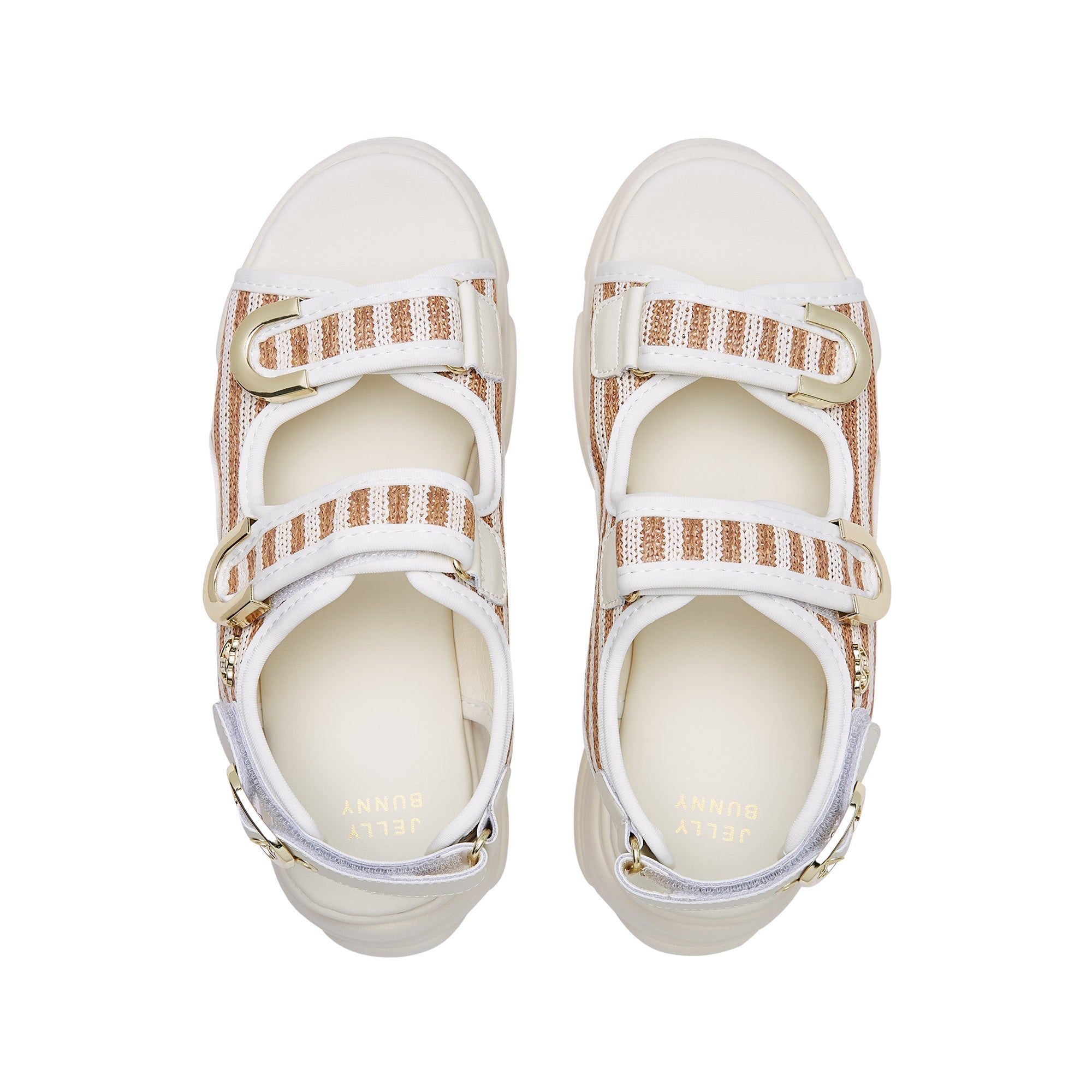Picotee Fudge Platform Sandals Brown