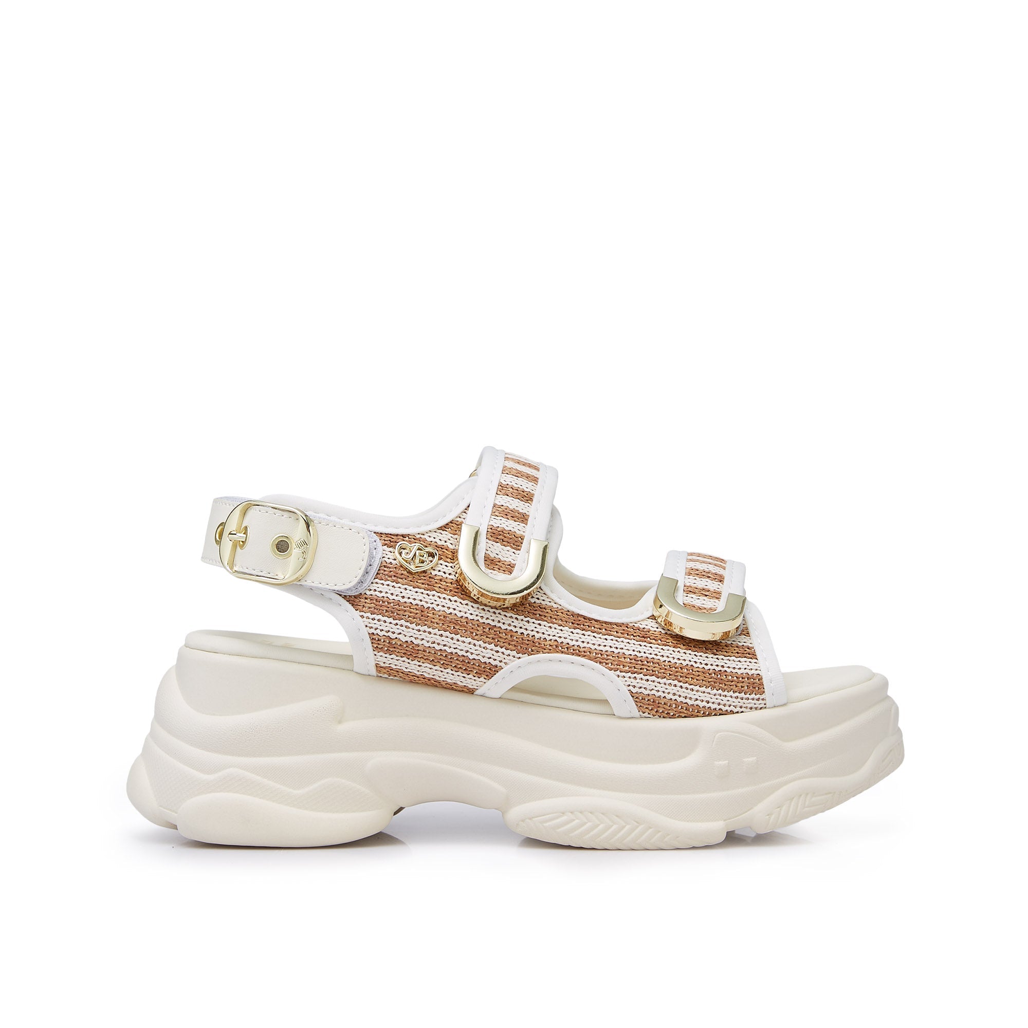 Picotee Fudge Platform Sandals Brown