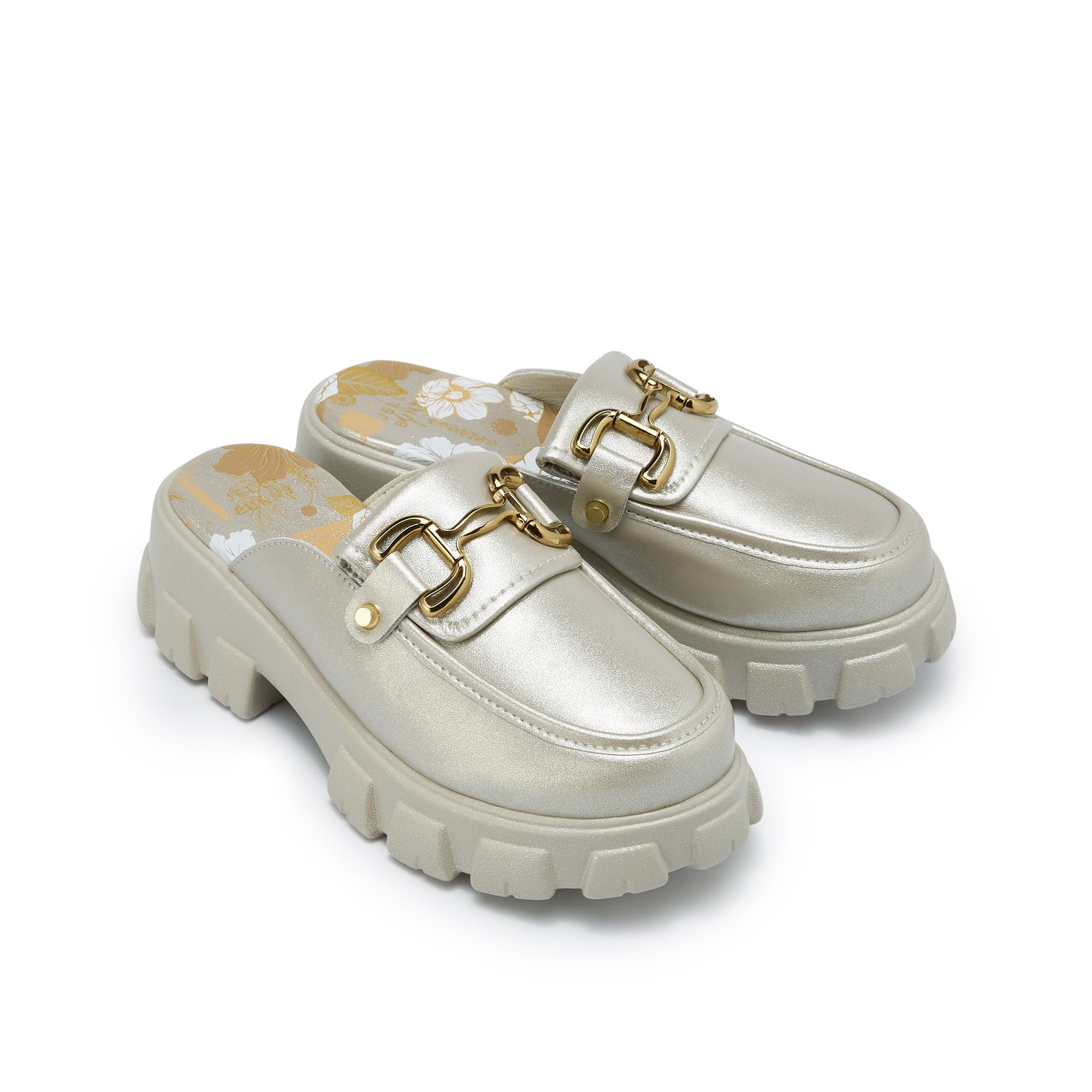 Maggie Dexter Slip-On Sandals Rose Gold