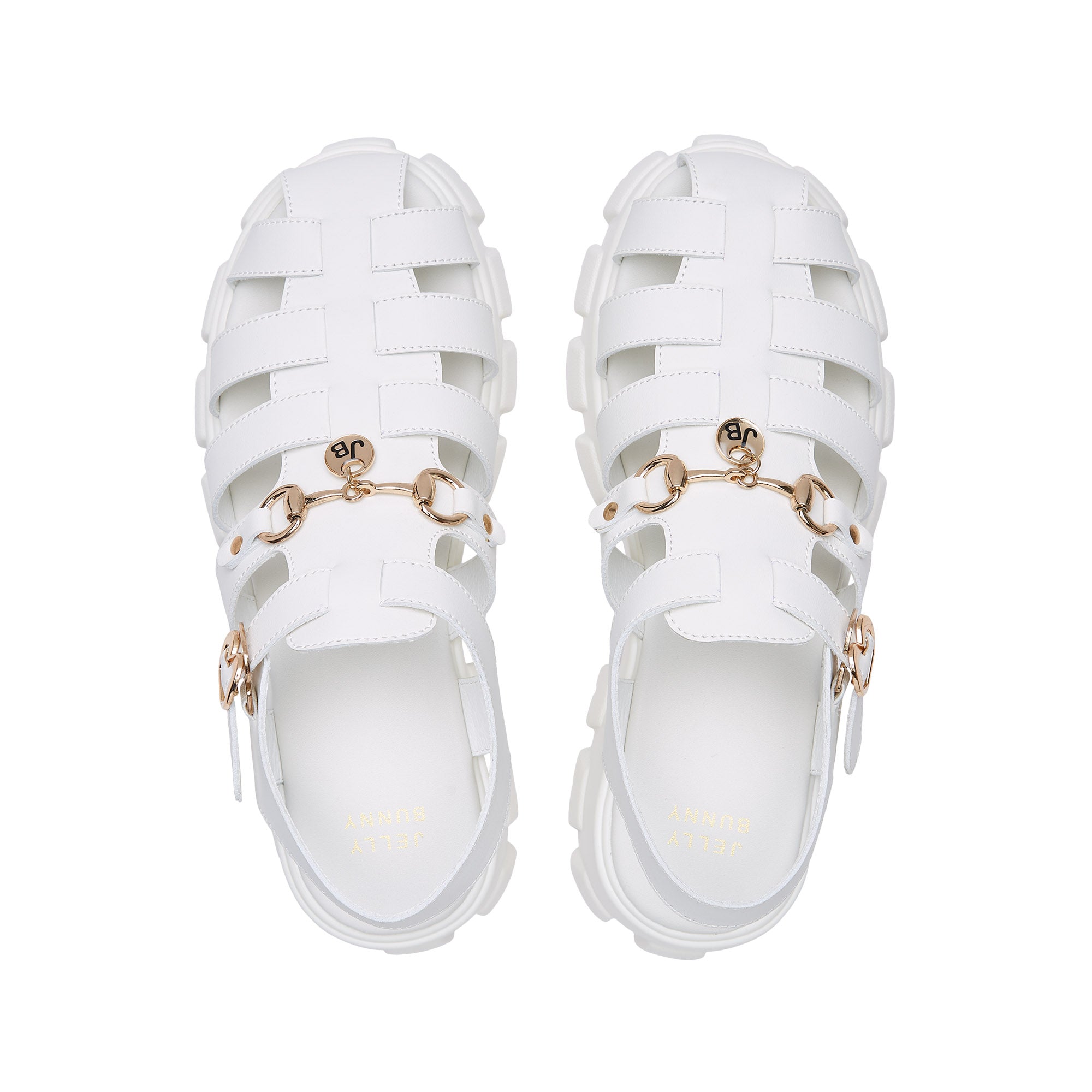 Maggie Ema Platform Shoes White