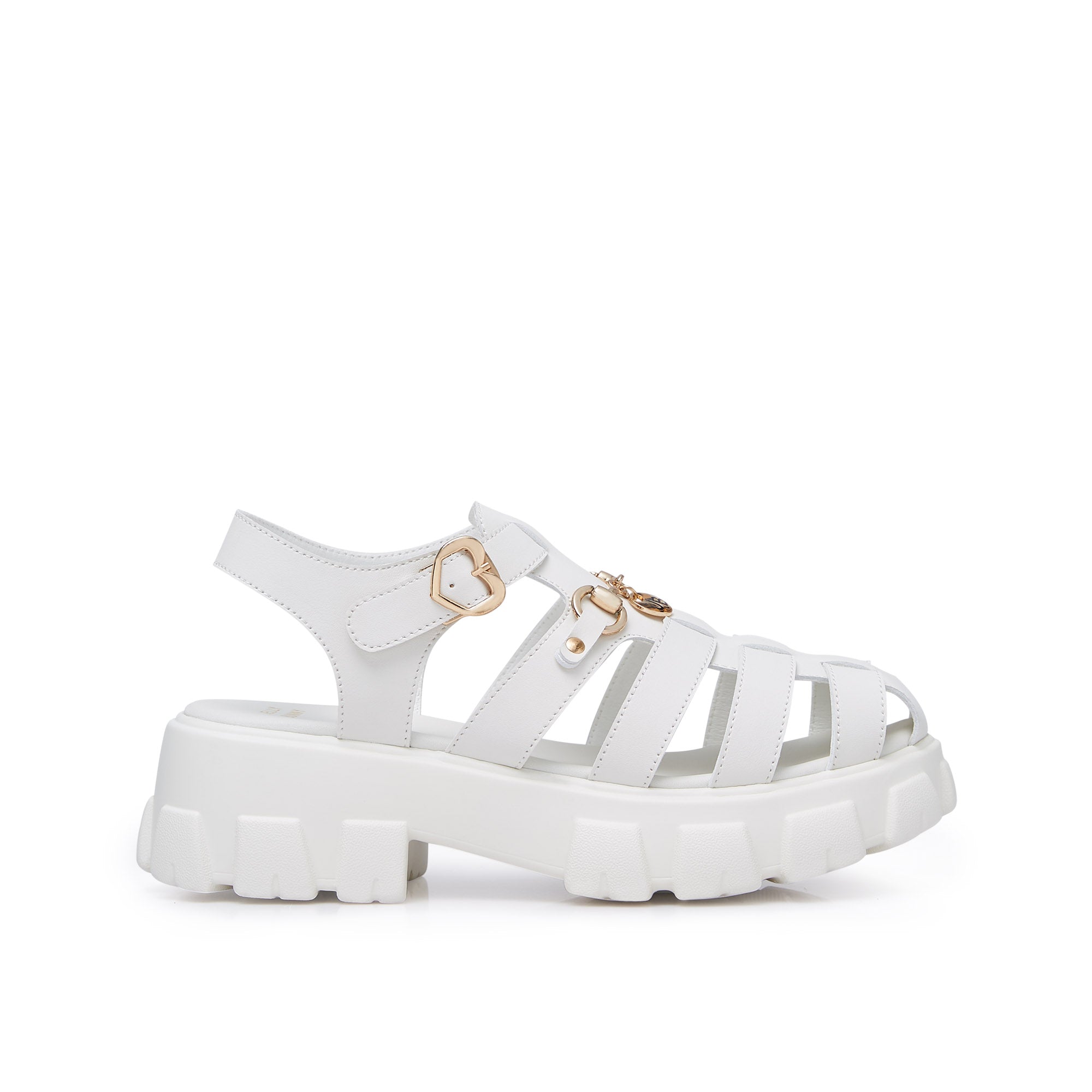 Maggie Ema Platform Shoes White
