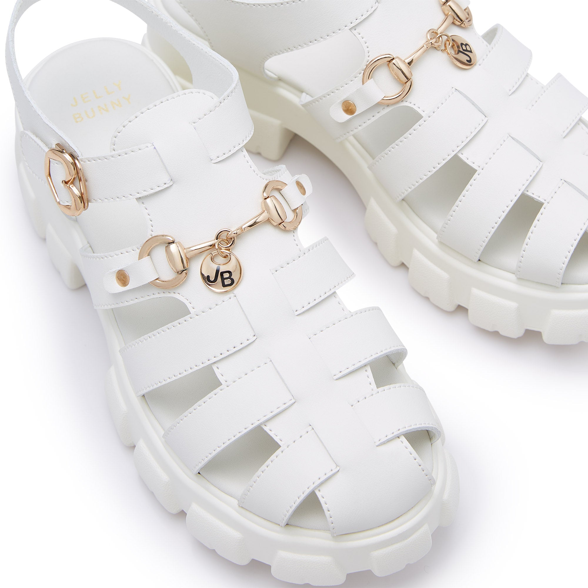 Maggie Ema Platform Shoes White