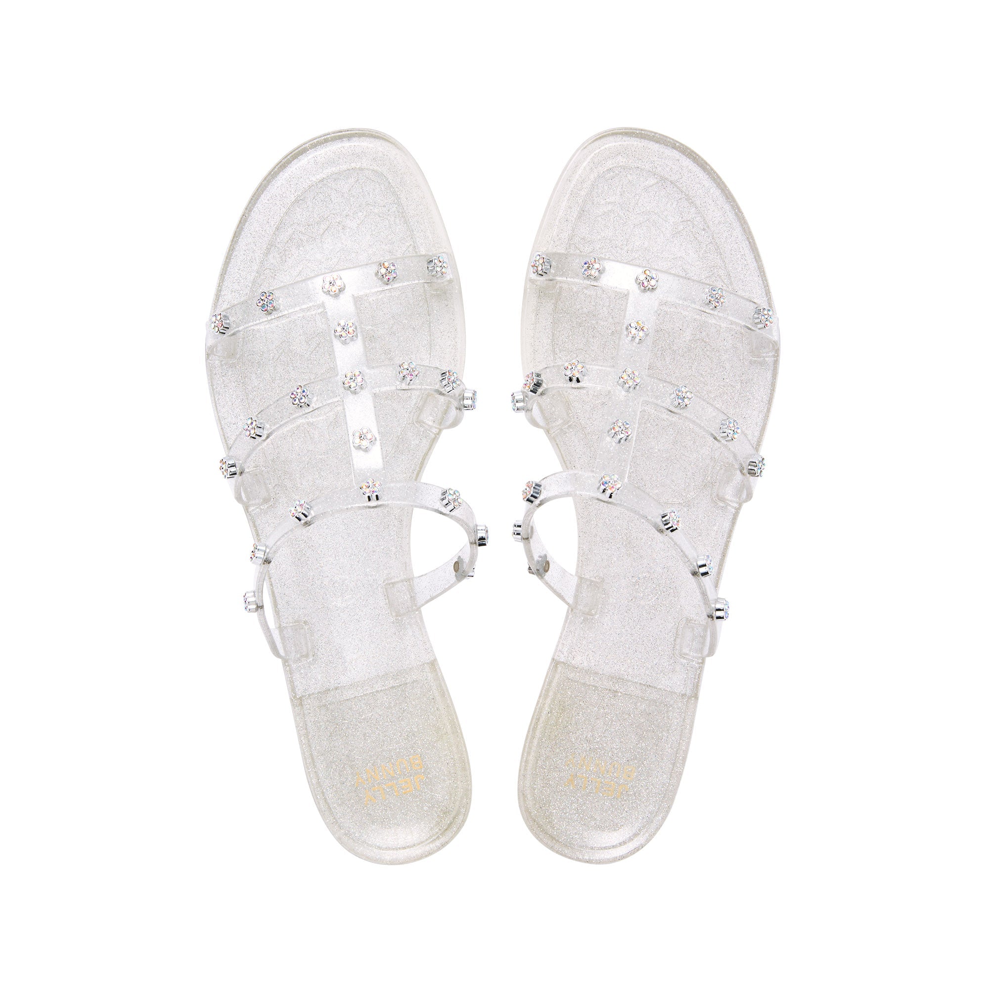 Tres Magda Flat Sandals Glitter Multi 2