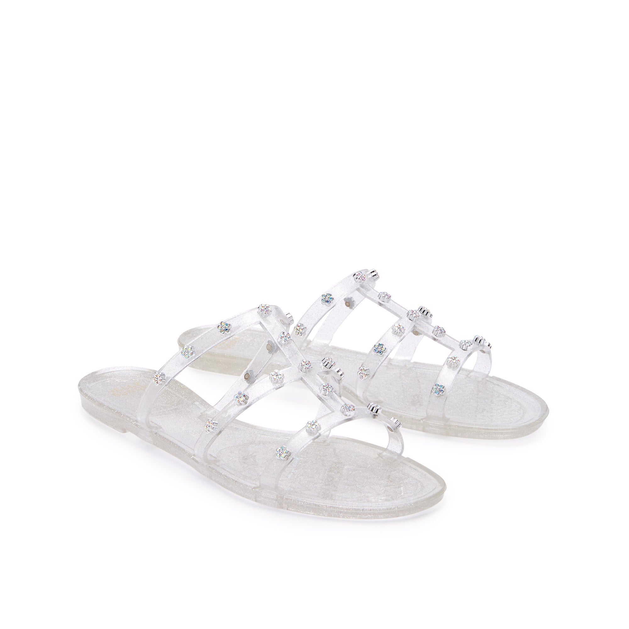 Tres Magda Flat Sandals Glitter Multi 2