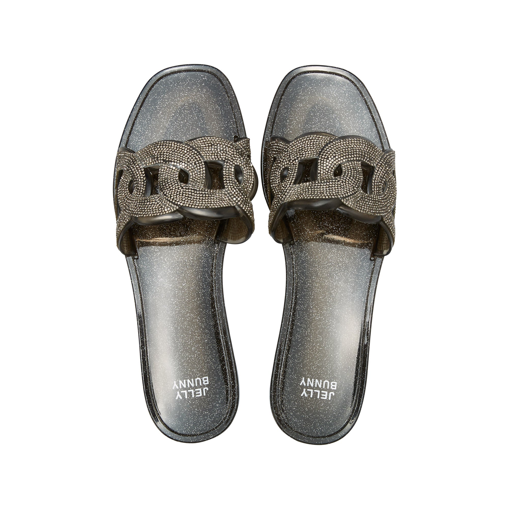 Zoi Sandals Glitter Black