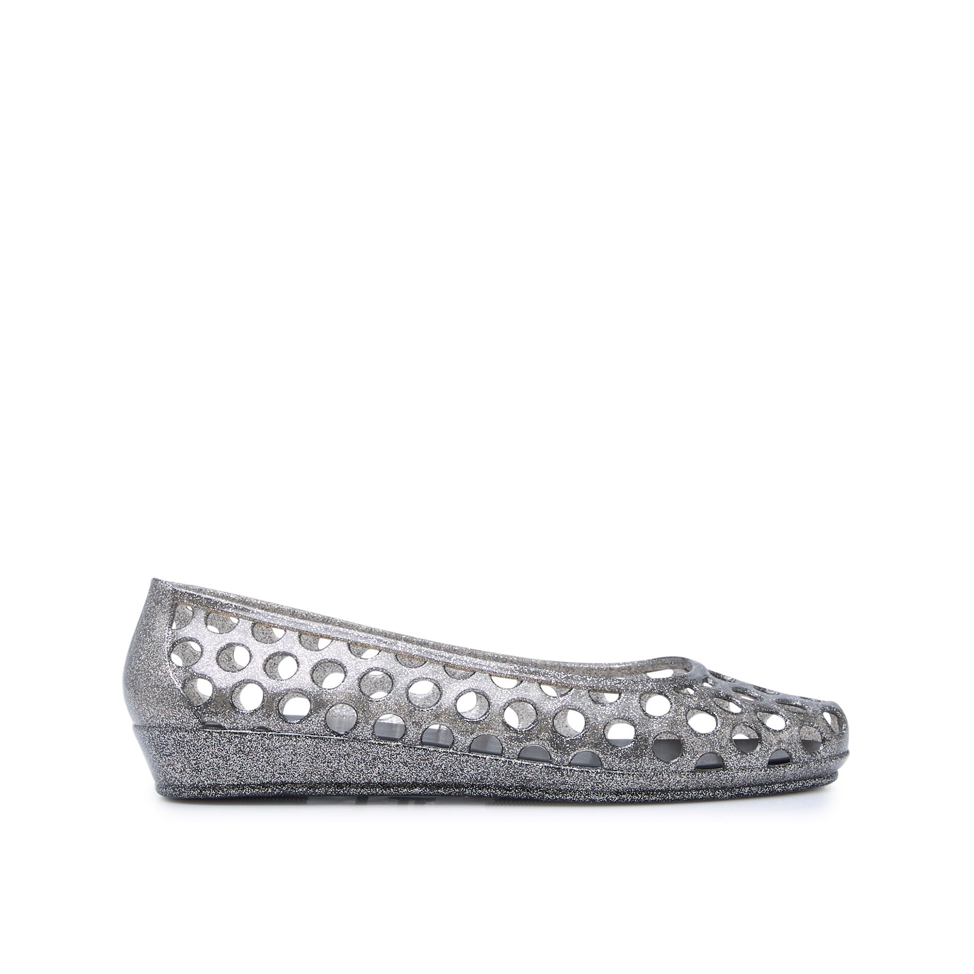 Yeda Ballerina Shoes Glitter Black