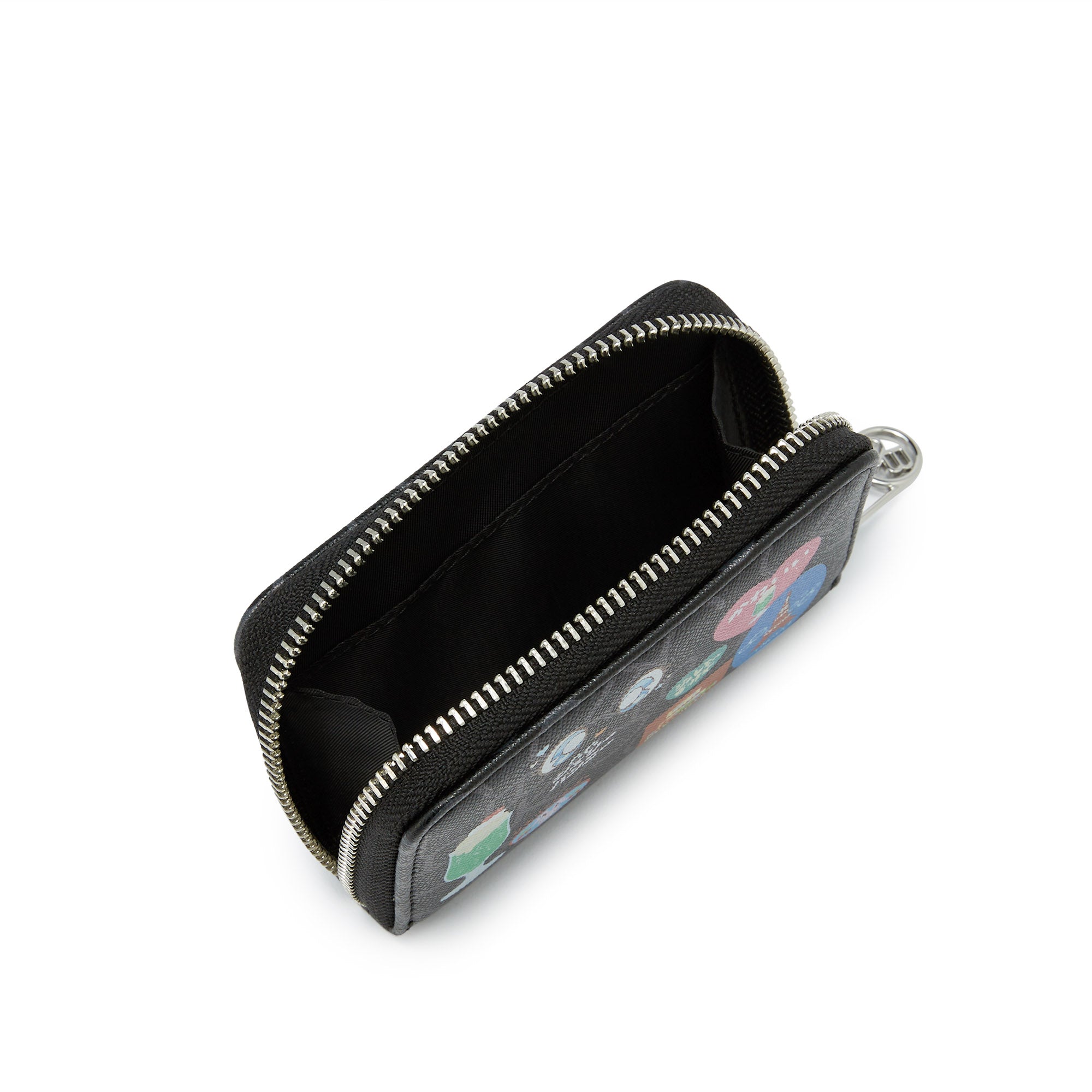 Woulis Short Wallet Printed Black