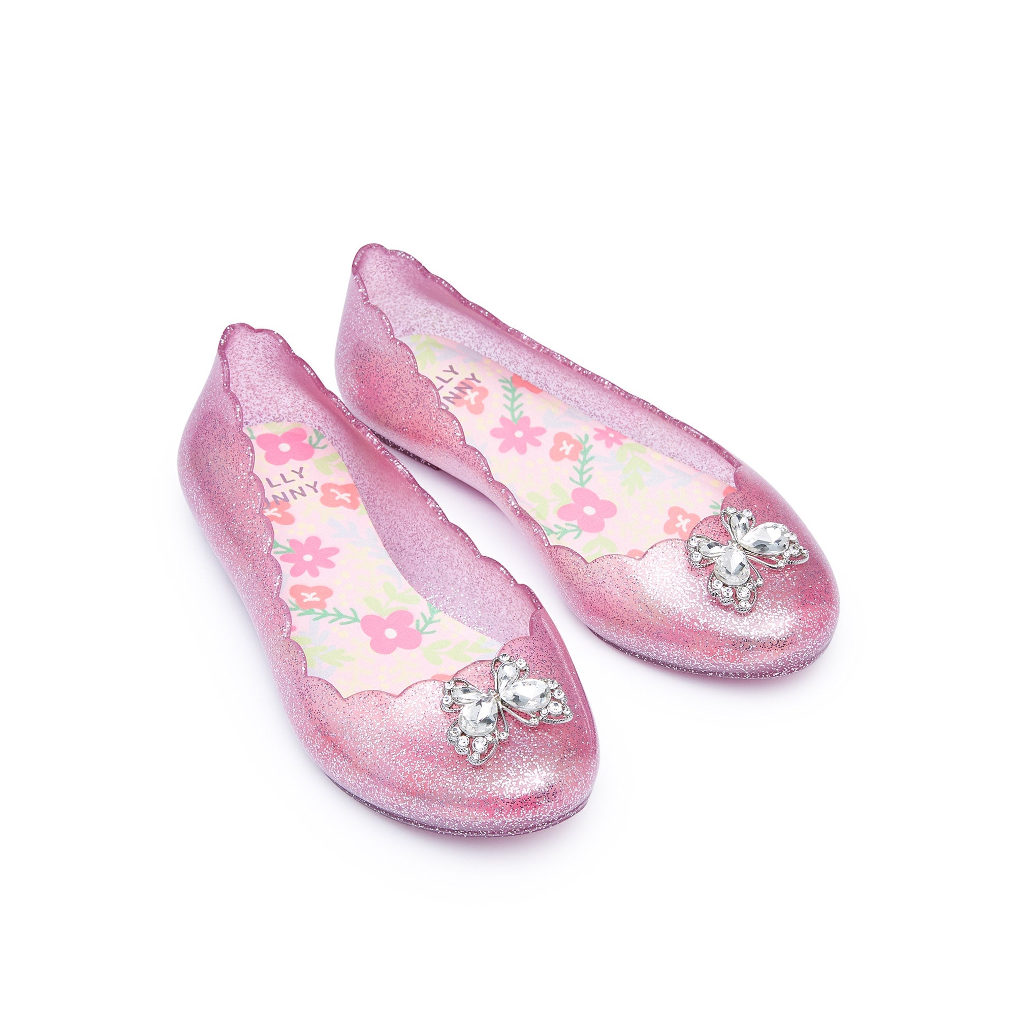 Mini Sophie Coral Ballerinas For Mini Girls
