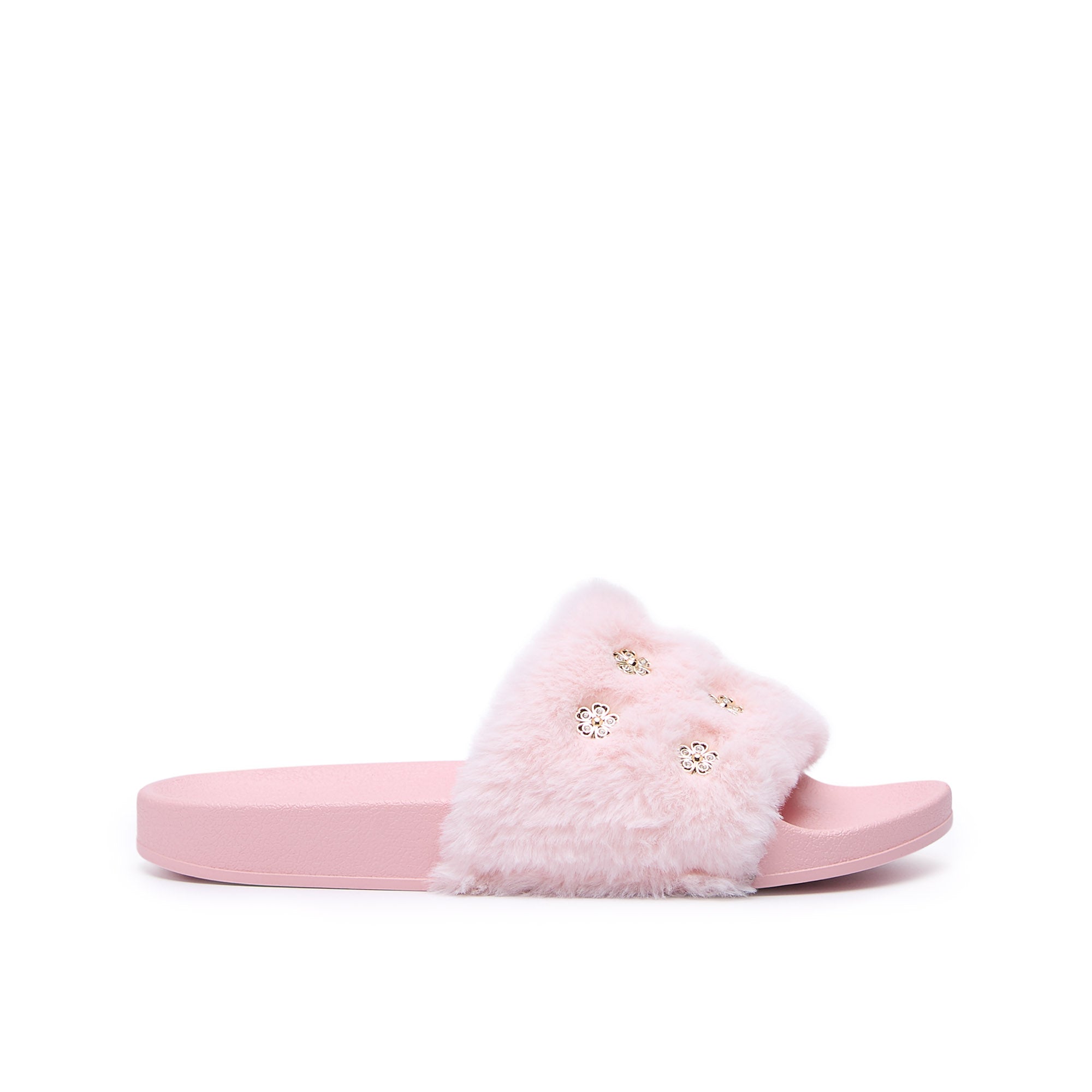 Slide Fur Selin Sandals