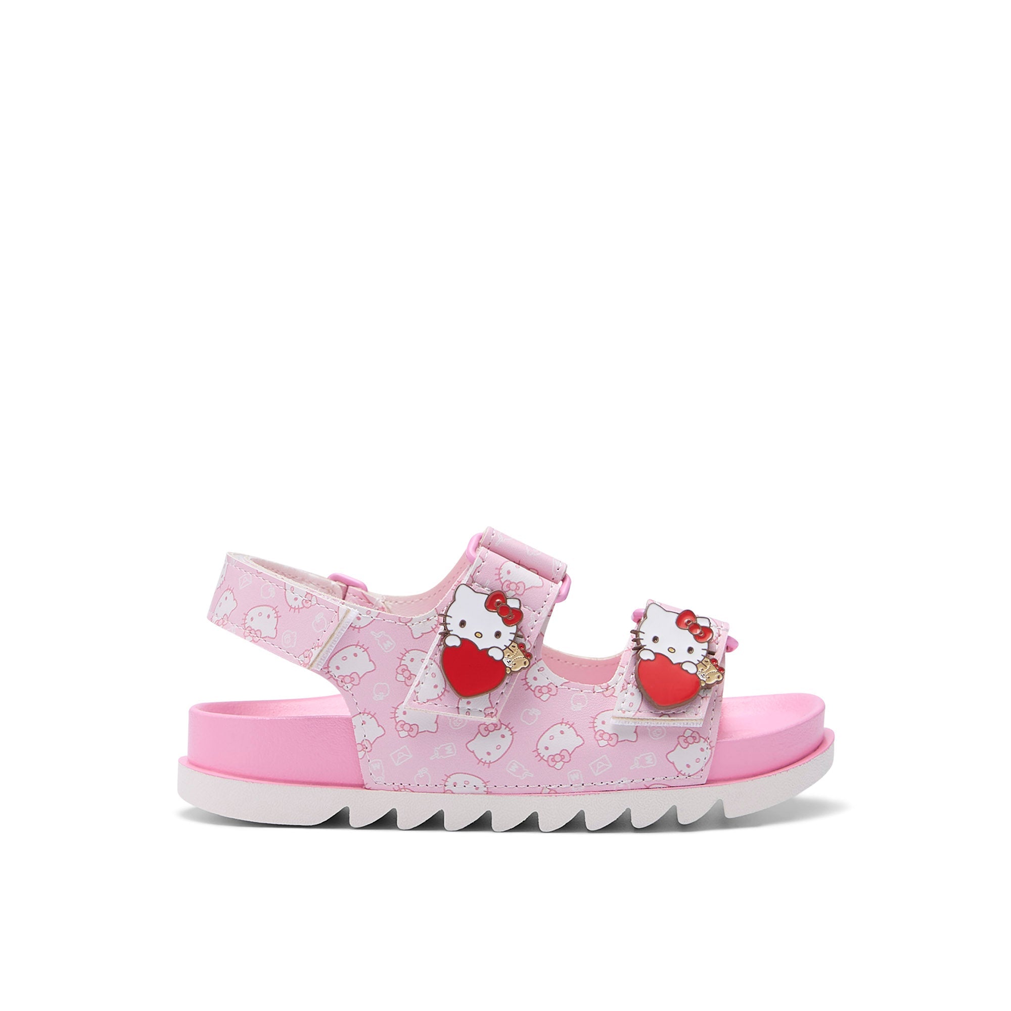 Yukiko KT Mini Sporty Platform Sandals For Mini Girl Pink