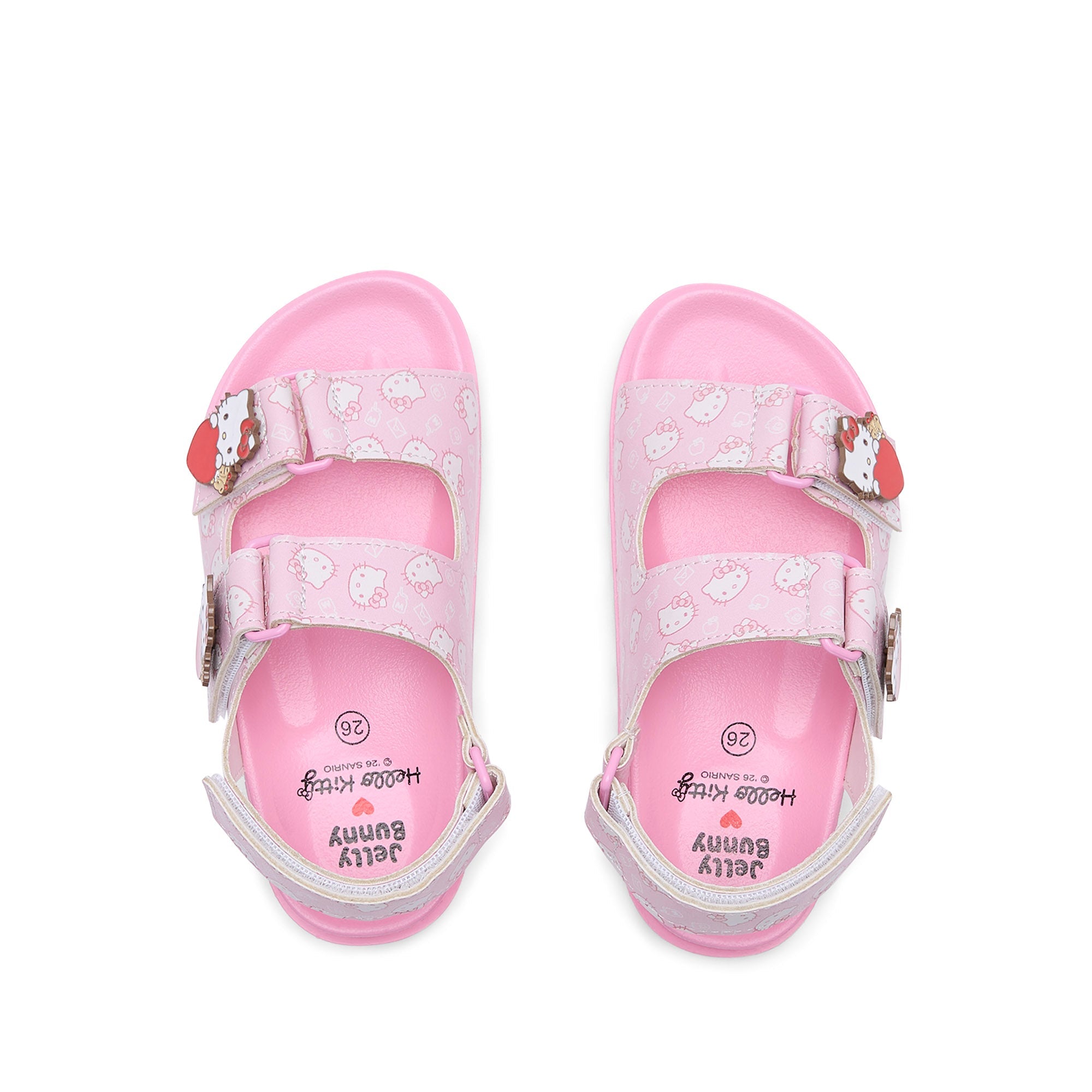 Yukiko KT Mini Sporty Platform Sandals For Mini Girl Pink