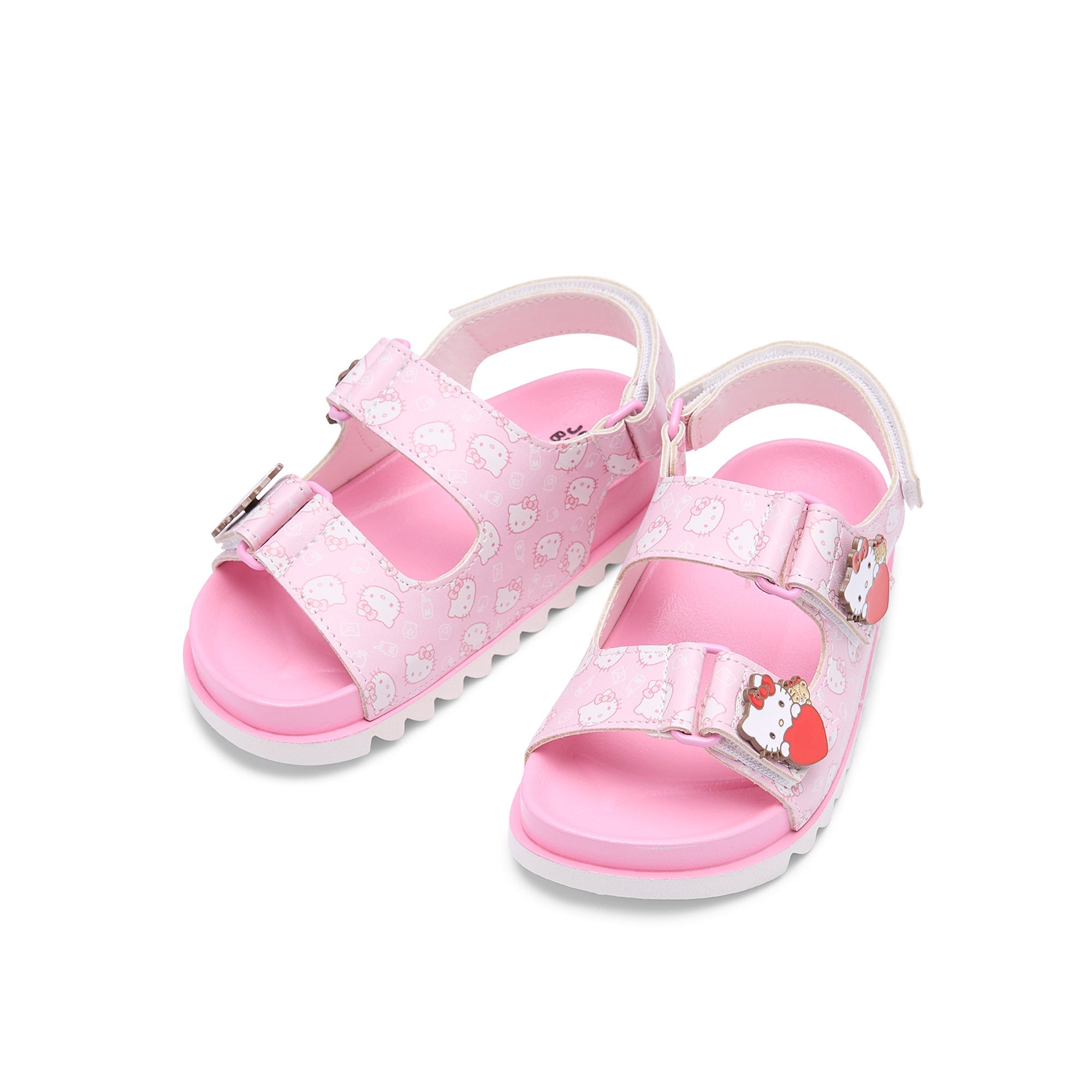 Yukiko KT Mini Sporty Platform Sandals For Mini Girl Pink