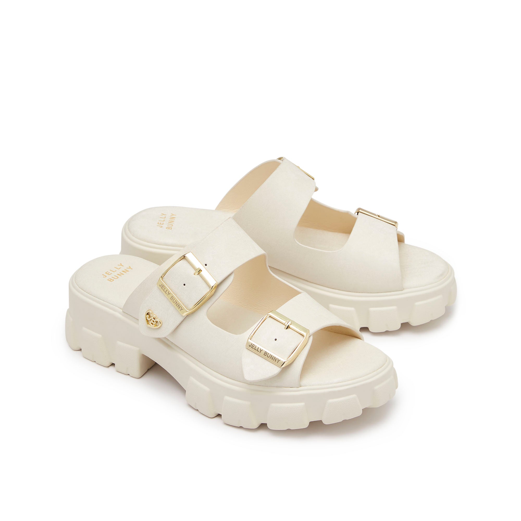 Maggie Leni Platform Sandals Ivory