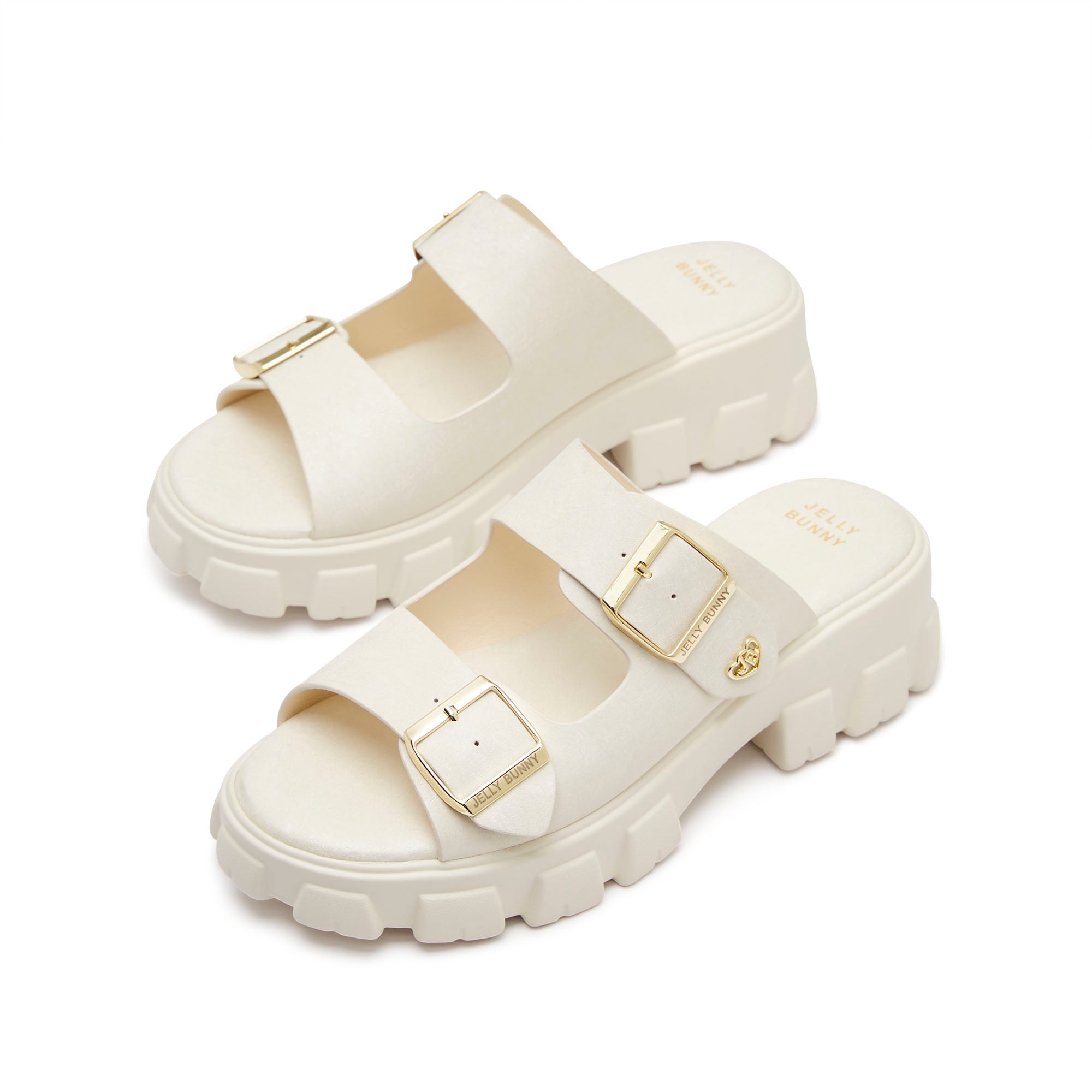 Maggie Leni Platform Sandals Ivory