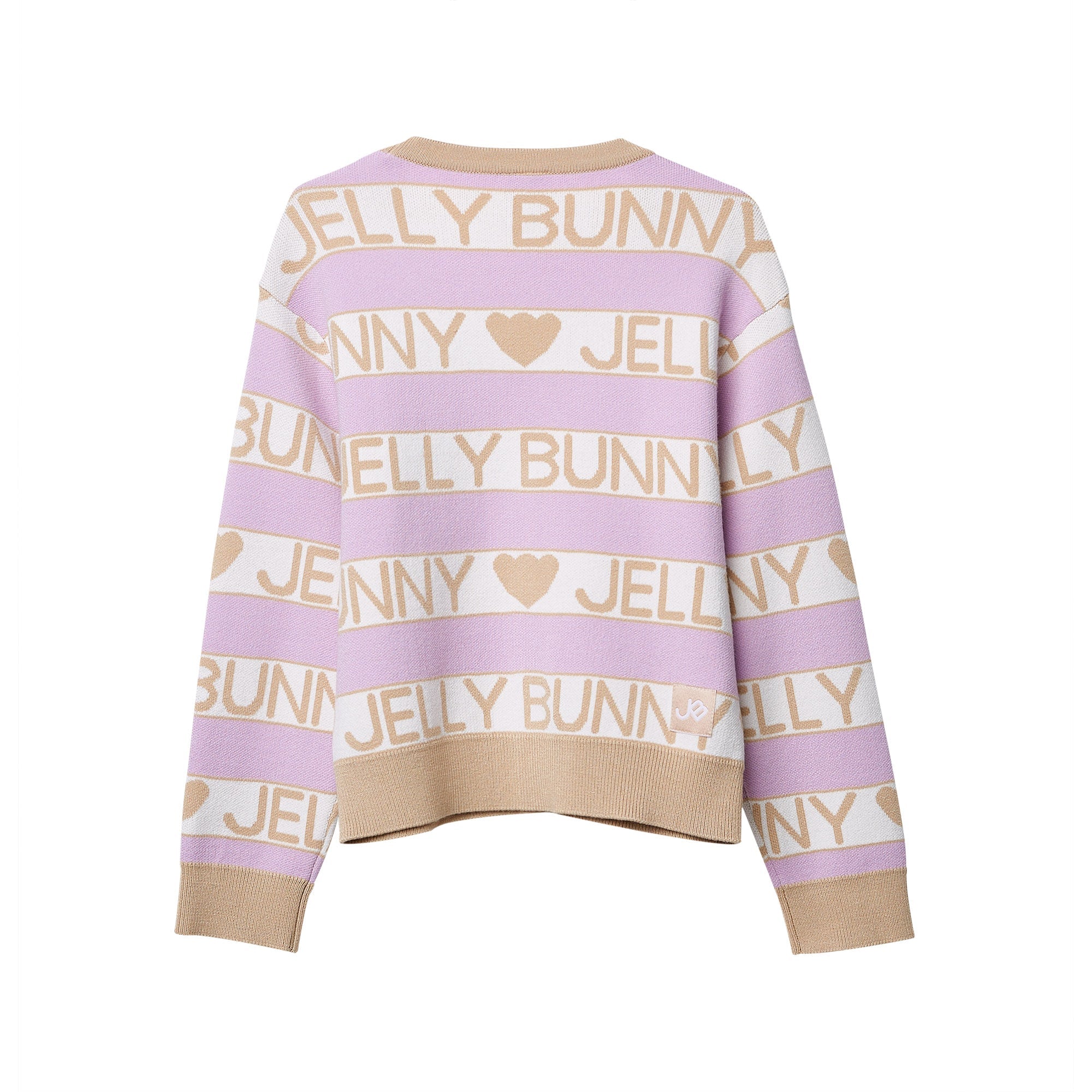 Logo V Neck Long Sleeve Cardigan For Mini Girl