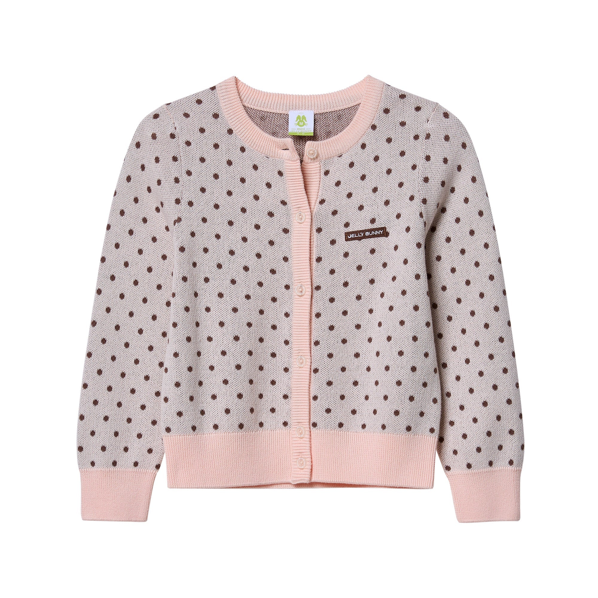 Polkadot Cardigan For Mini Girls