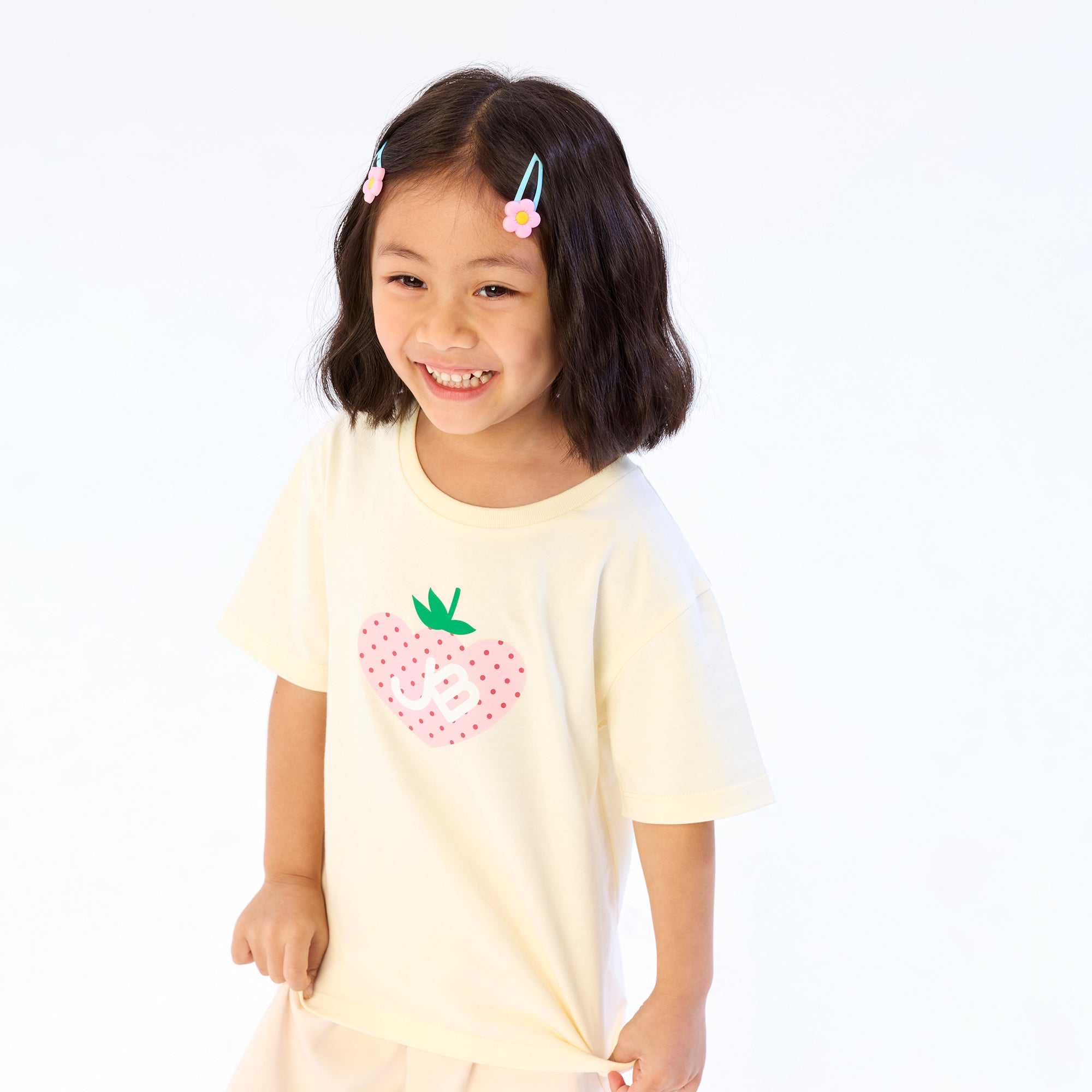 Strawberry JB Crop T-Shirt For Mini Girls