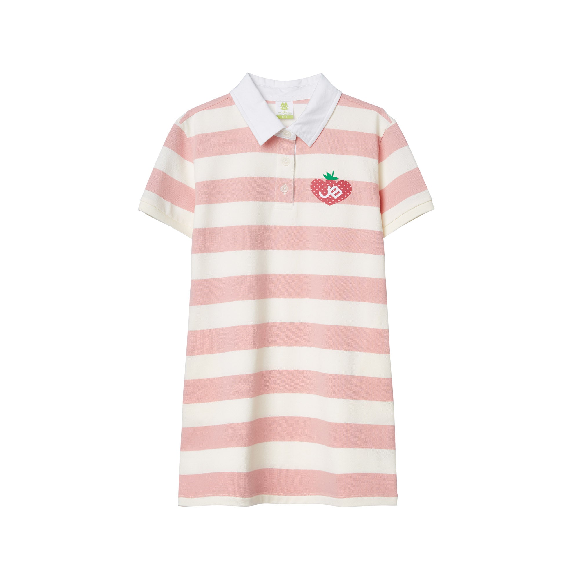 JB Stripe Polo Dress For Mini Girls