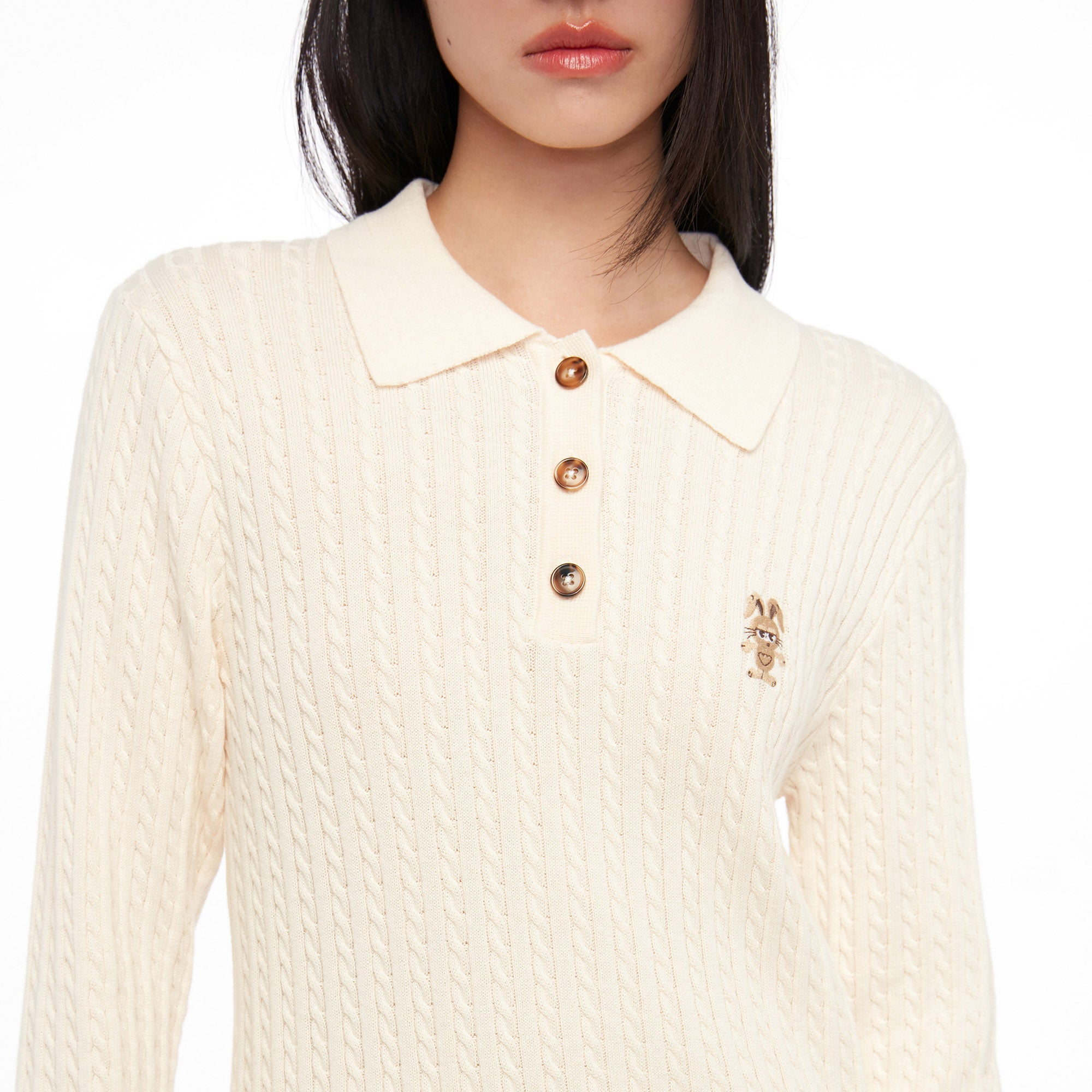 Knitted Long Sleeve Top