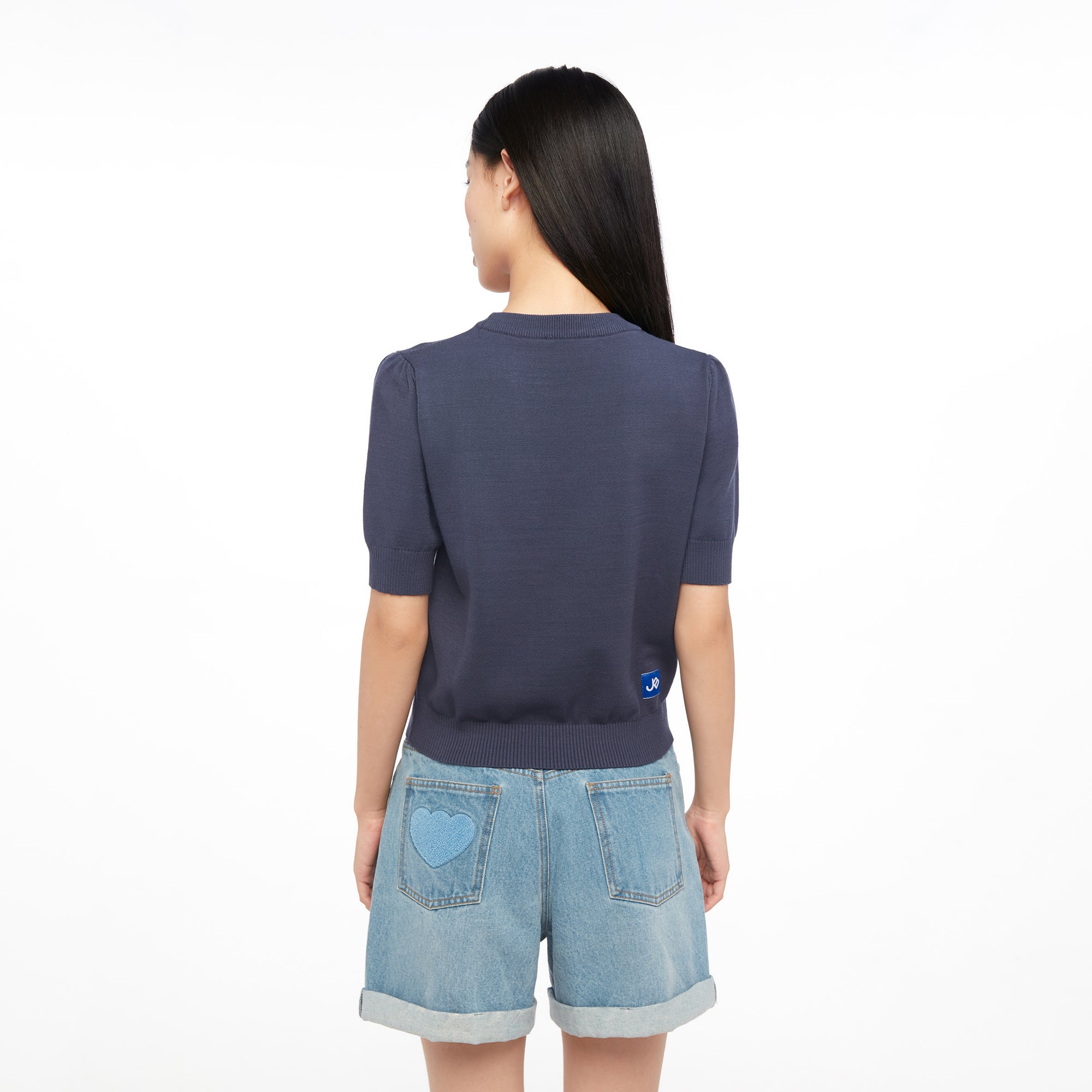 Jerme Knitted Short Sleeve Top