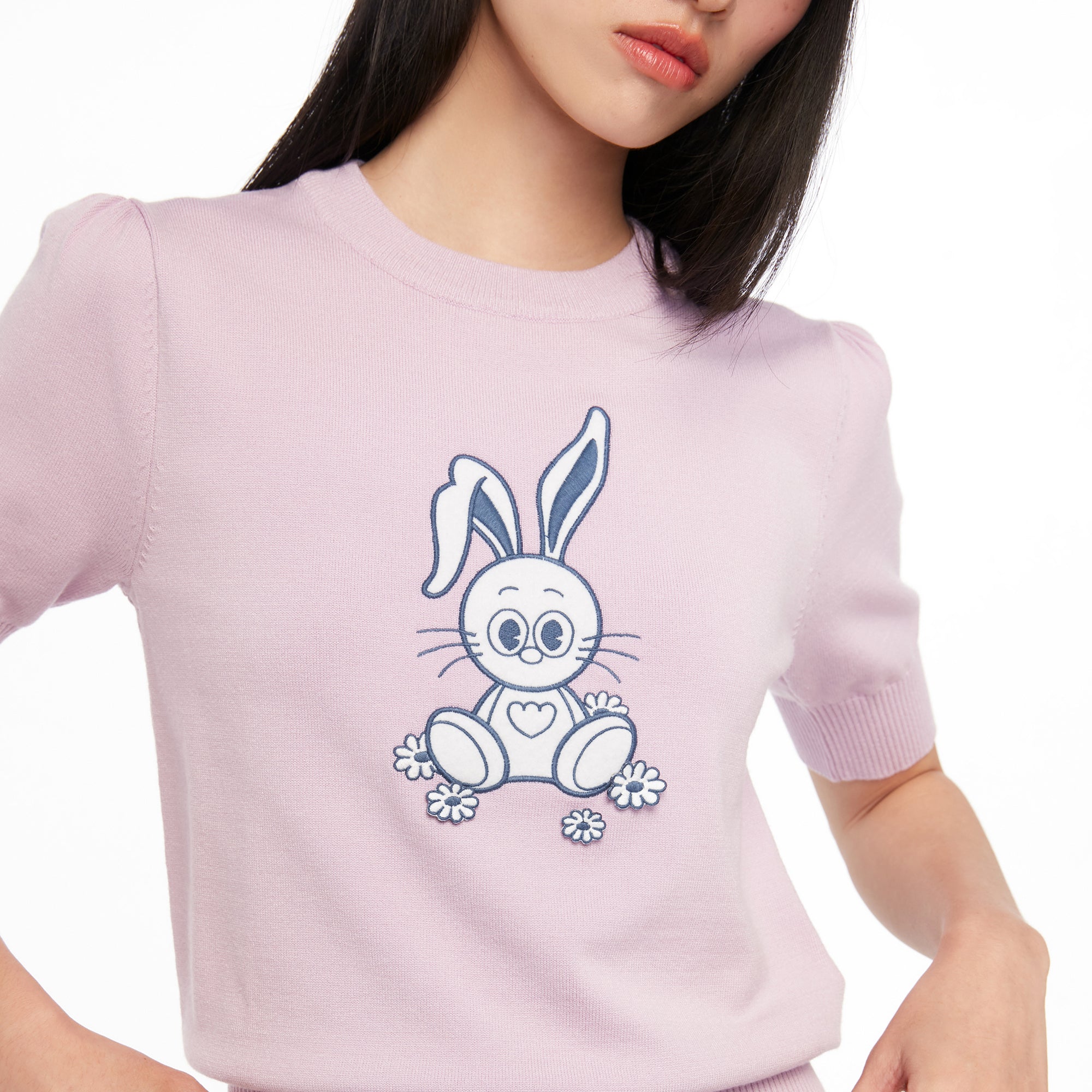 Jerme Knitted Short Sleeve Top