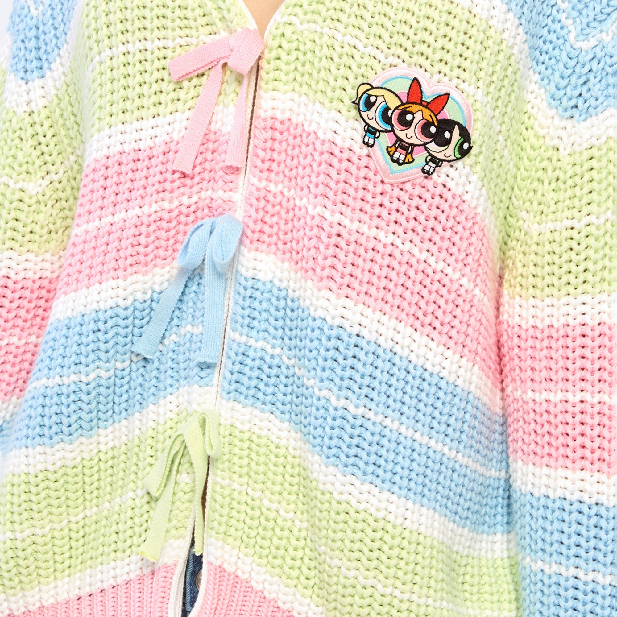 Powerpuff Girl Pastel Knitted Cardigan