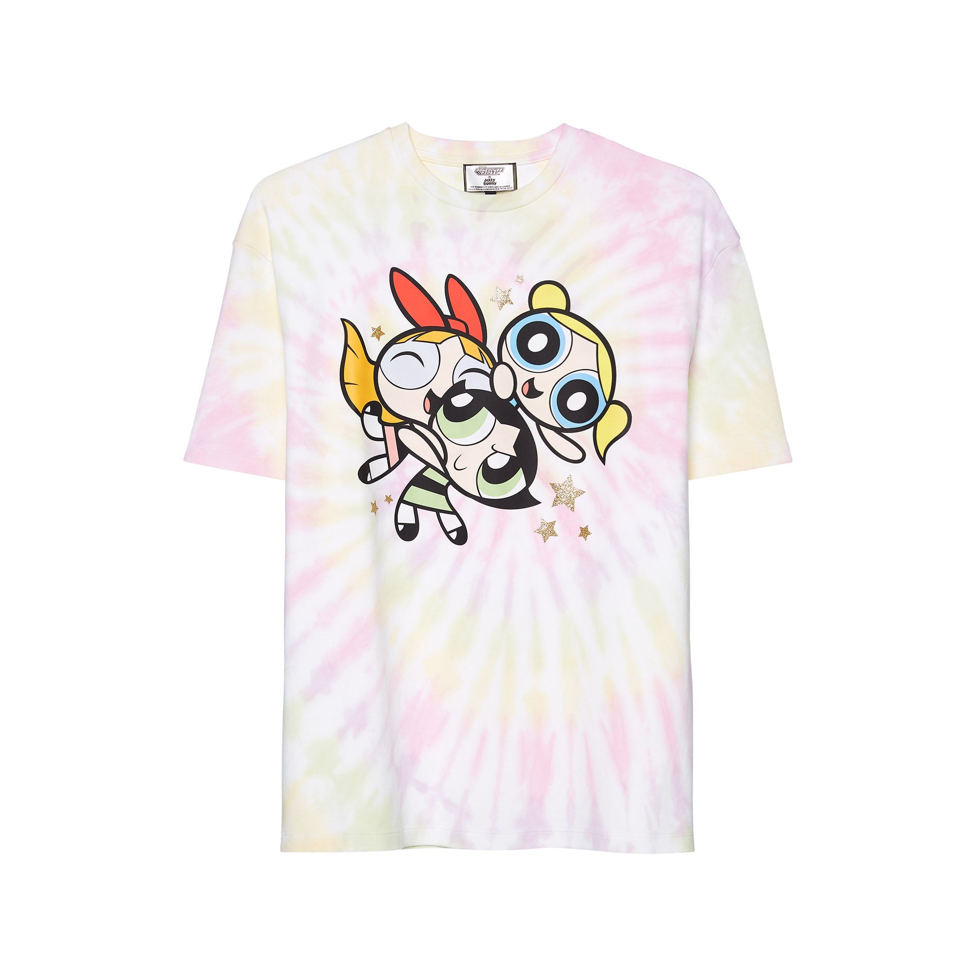 Powerpuff Girls Tie-Dye Crop T-Shirt