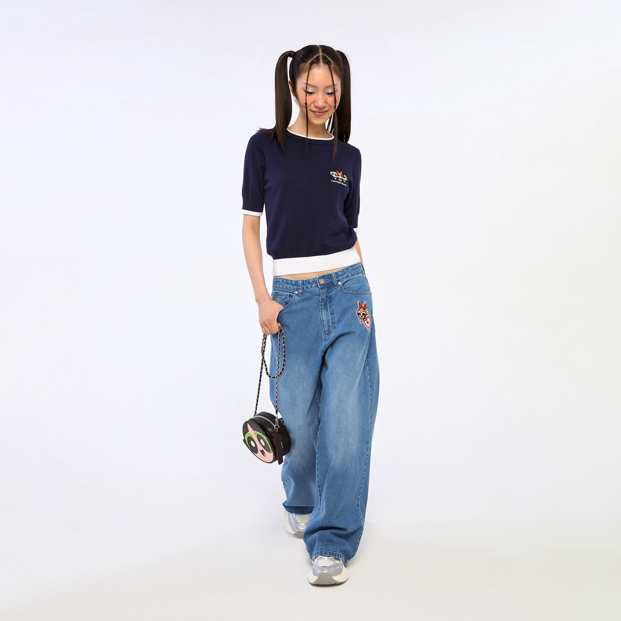 Powerpuff Girl Knitted Top