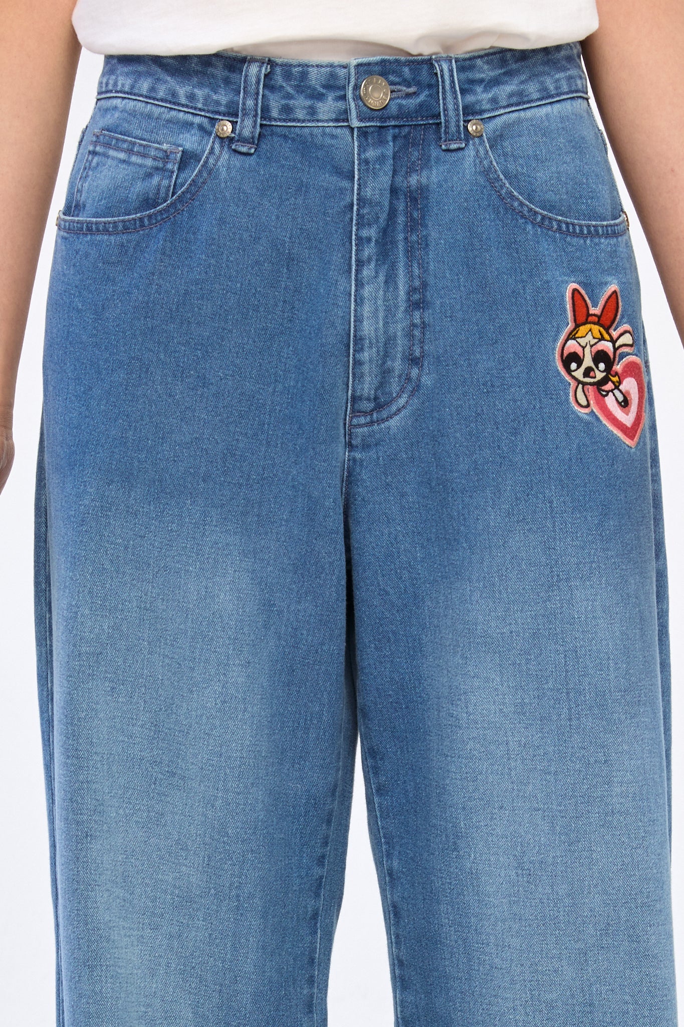 Powerpuff Girls Fade Denim Pants