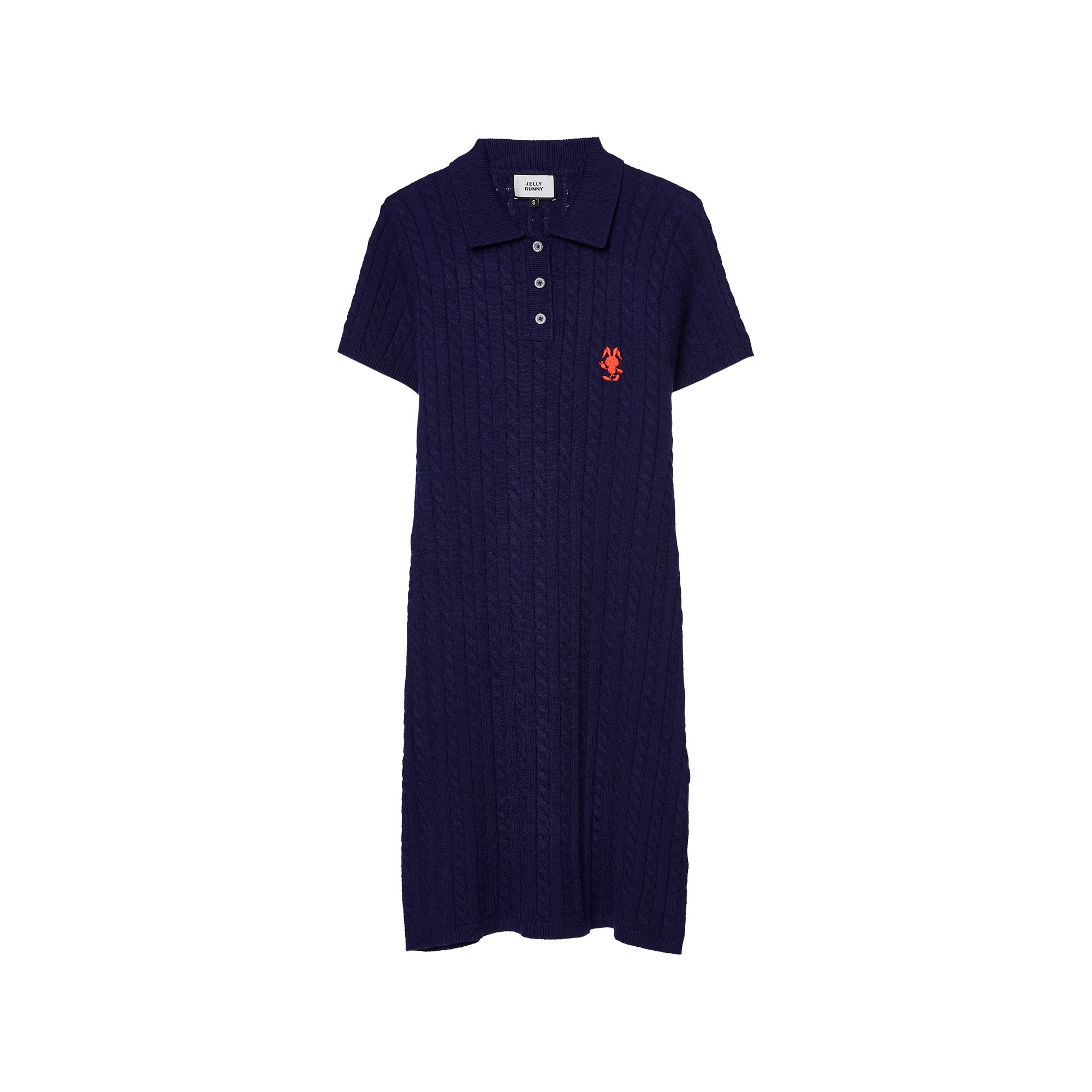 Jeremy Cable Knitted Polo Dress