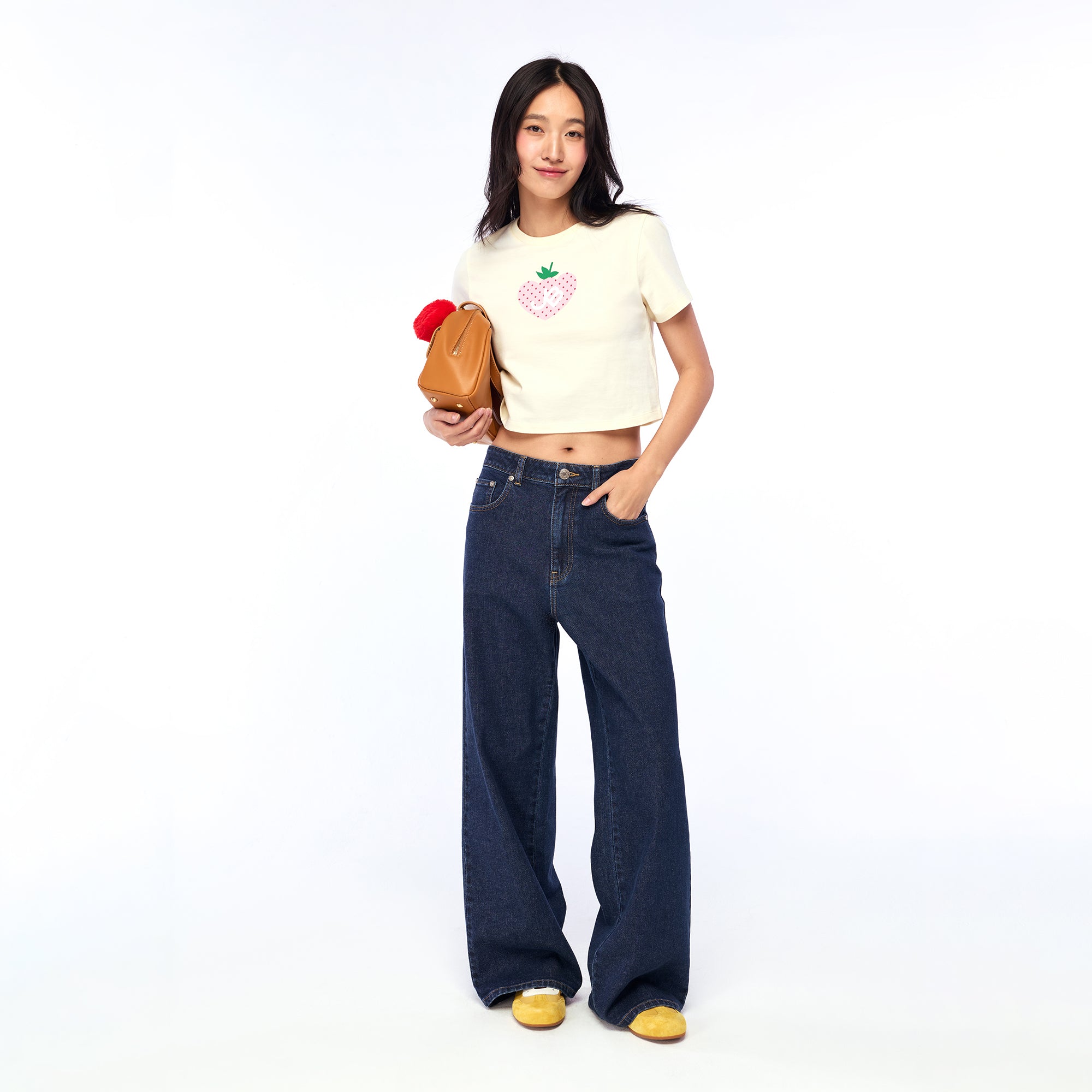 Strawberry JB Crop T-Shirt