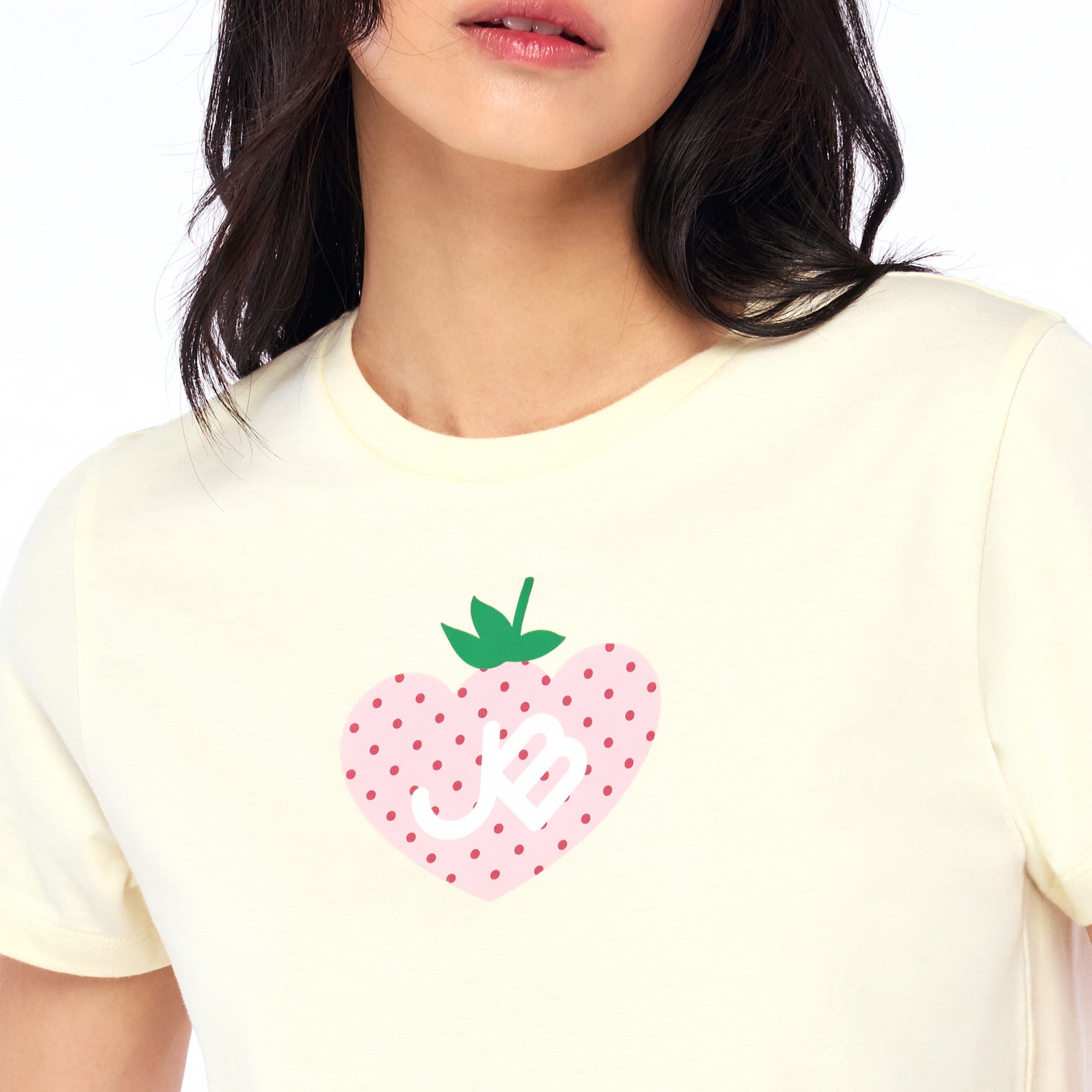 Strawberry JB Crop T-Shirt