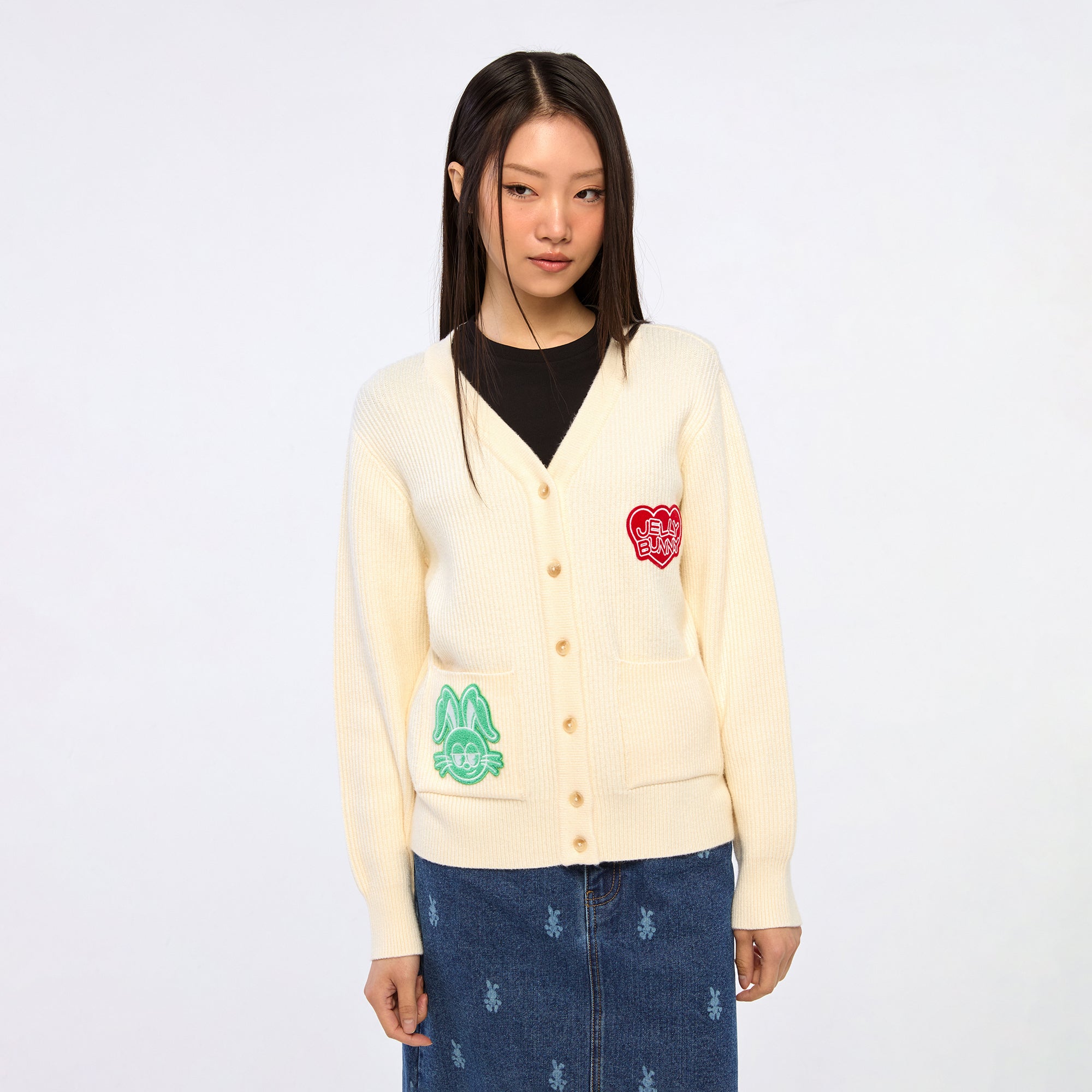 Jerme With Patch Cardigan