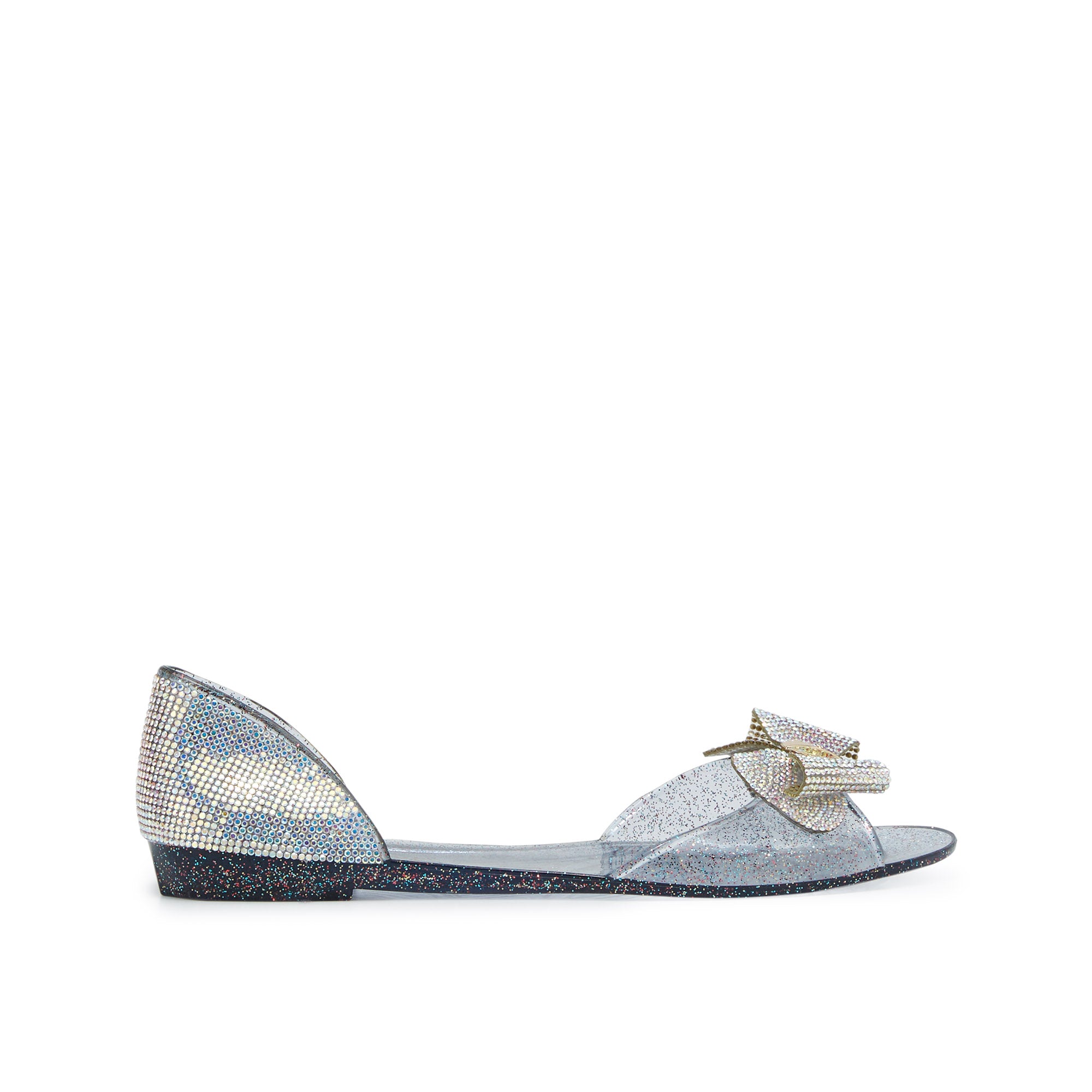 Madina Flat Sandals Glitter Multi