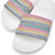 Rainbow Line Gris Kids Flats Sandals Shoes