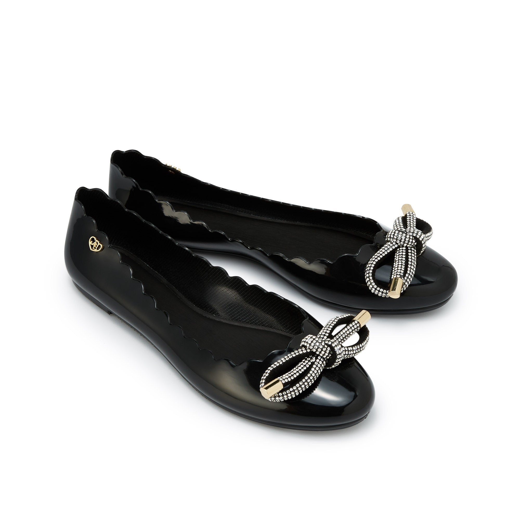 Sonia Glow Flat Ballerinas Black