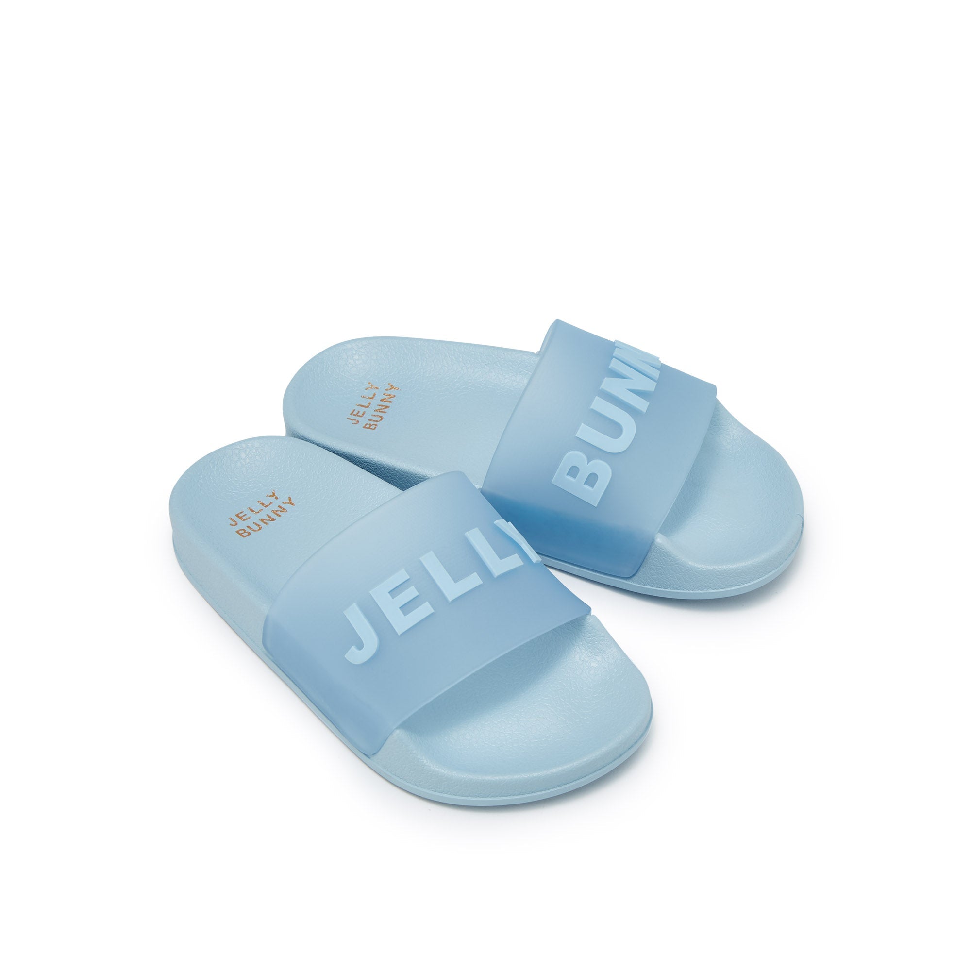 Mini Angelica JB Flat Slides Blue