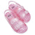 Jisoo Kids Flats Slingback Shoes Transaparent Glitter Multi