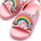 Mini Friendly Rainbow Kids Flats Sandals
