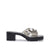 Emma Crystal Flats Sandals Shoes Black